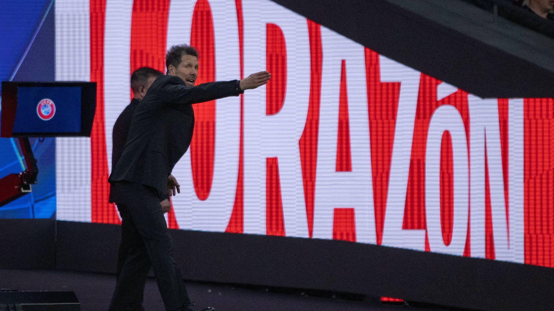 Simeone en el Metropolitano Simeone en el Metropolitano