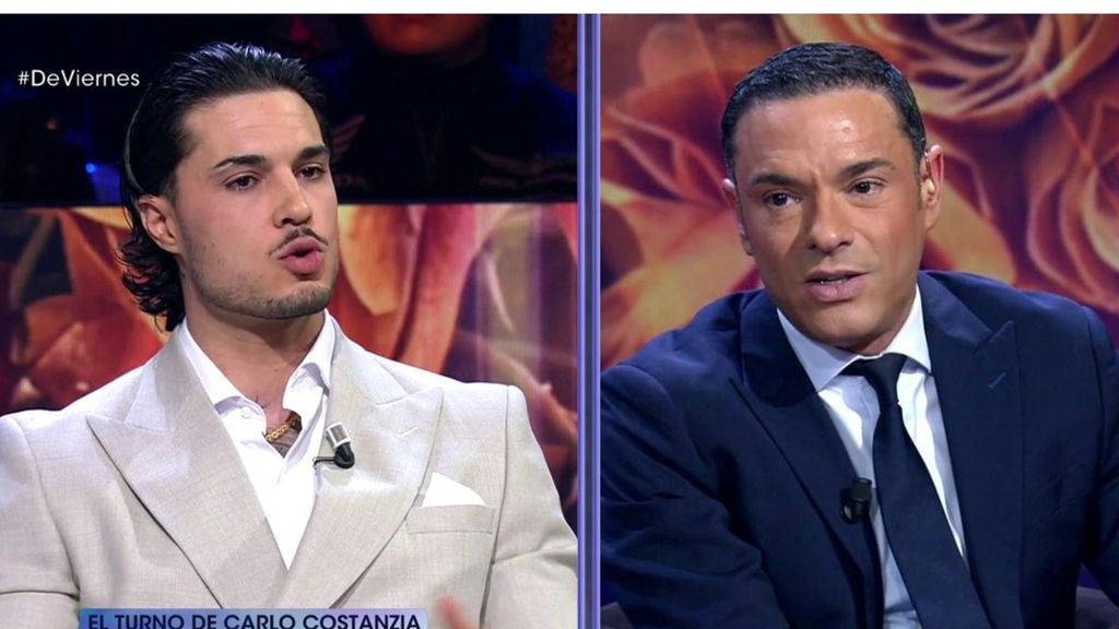 Tenso momento entre Antonio Rossi y Carlo Costanzia en el plató de '¡De viernes!': "No manipules"