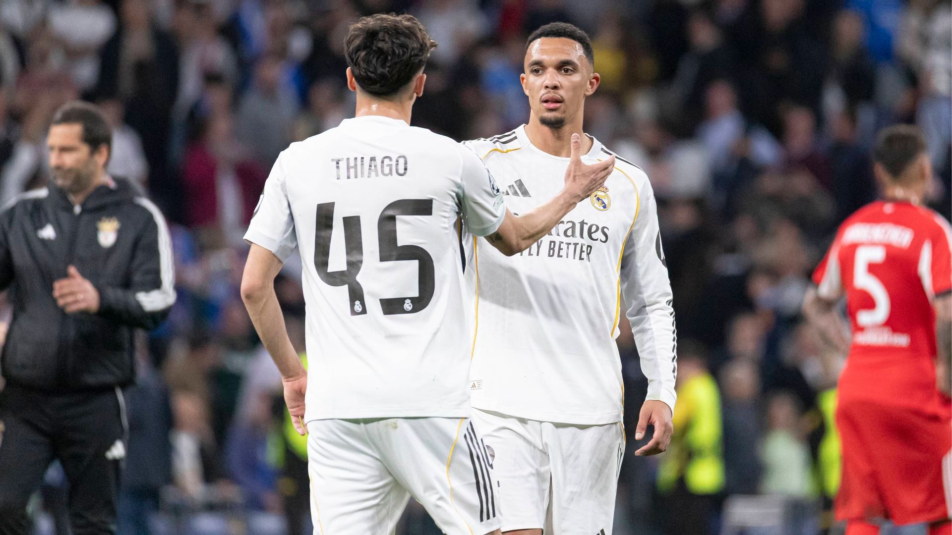 Thiago Pitarch en el Bernabéu