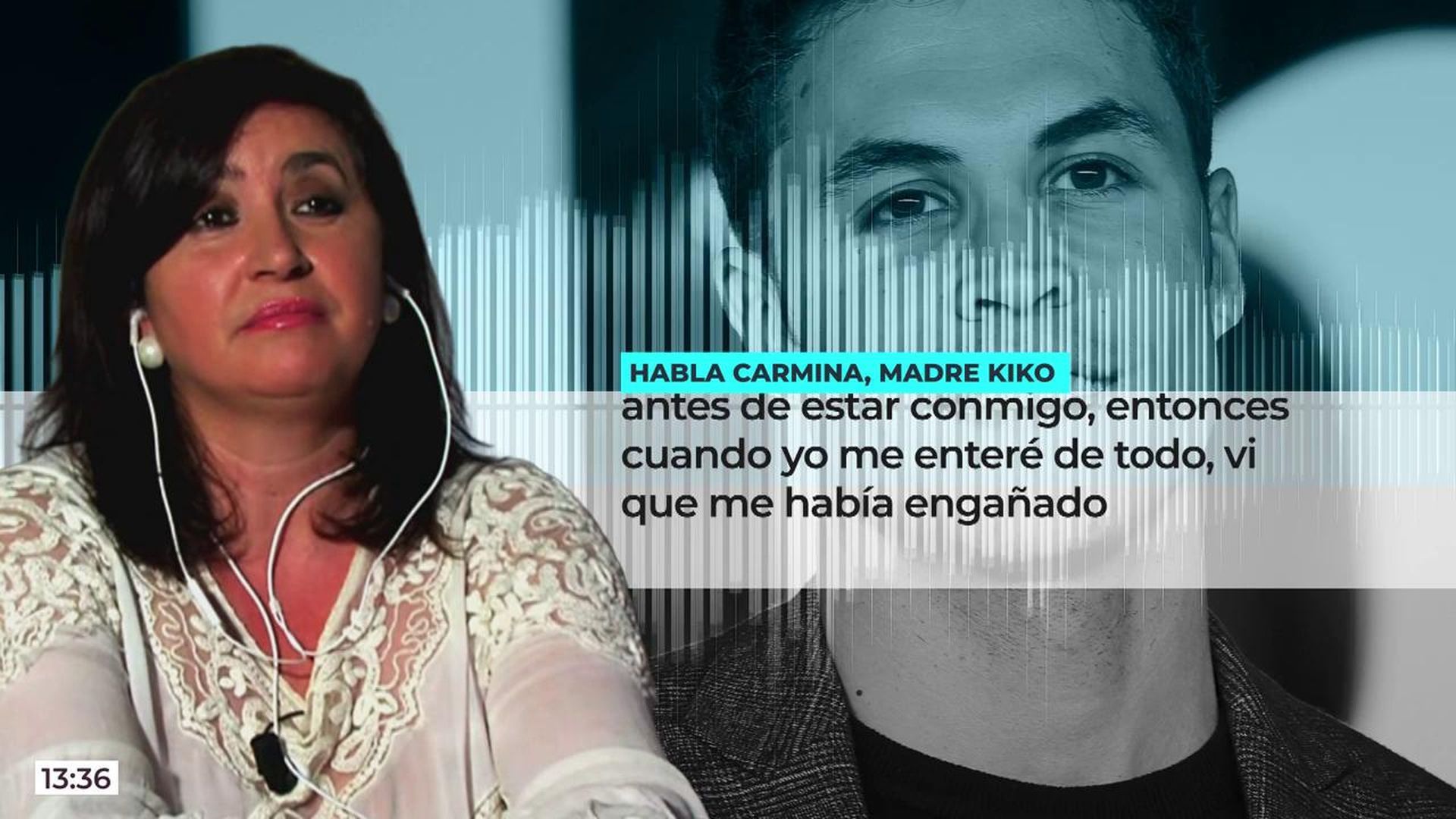 Carmina, madre de Kiko Jiménez, responde a la entrevista de su ex: "Si no me llego a ir, me entierran"