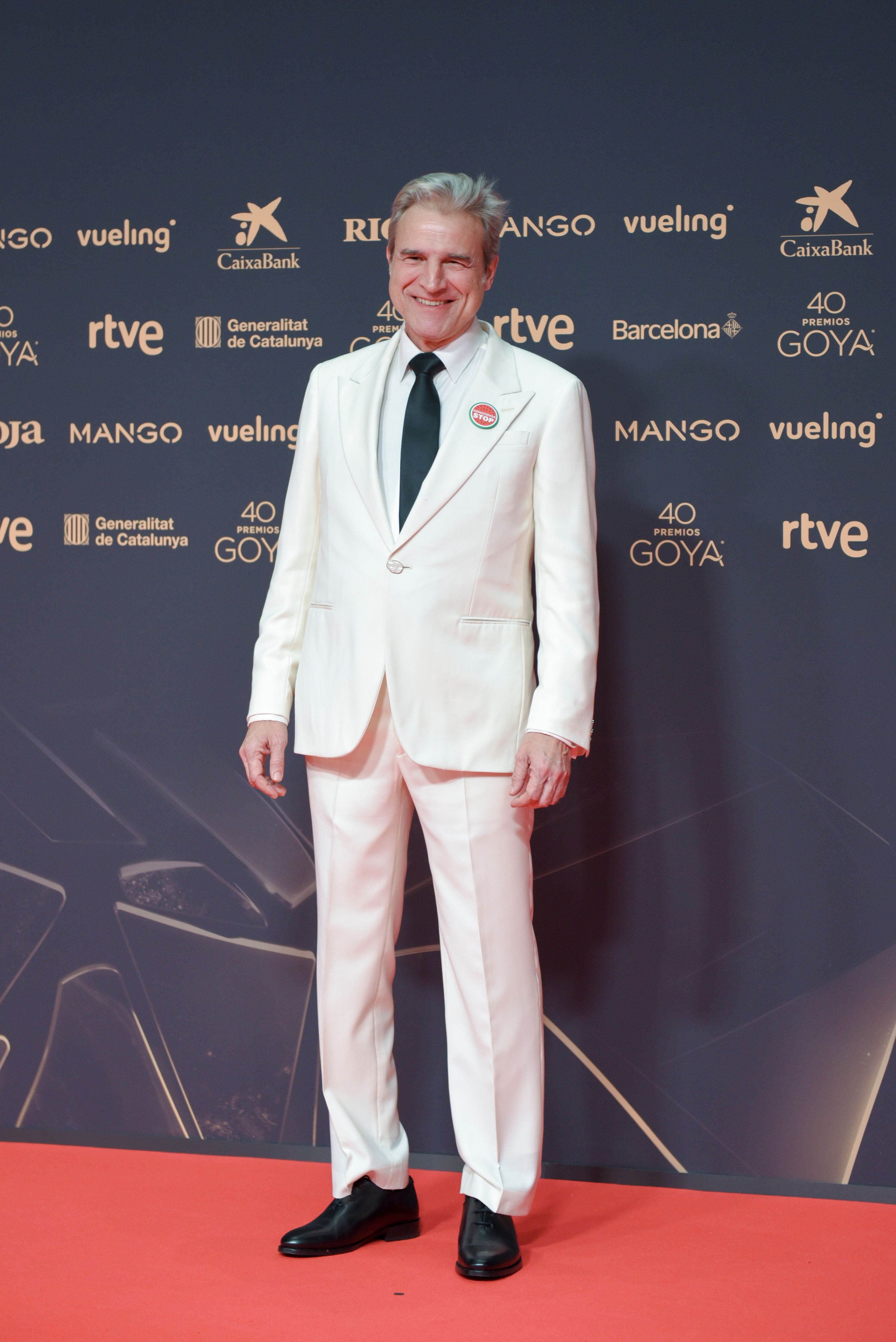 Alberto San Juan en la alfombra roja de los Goya 2026