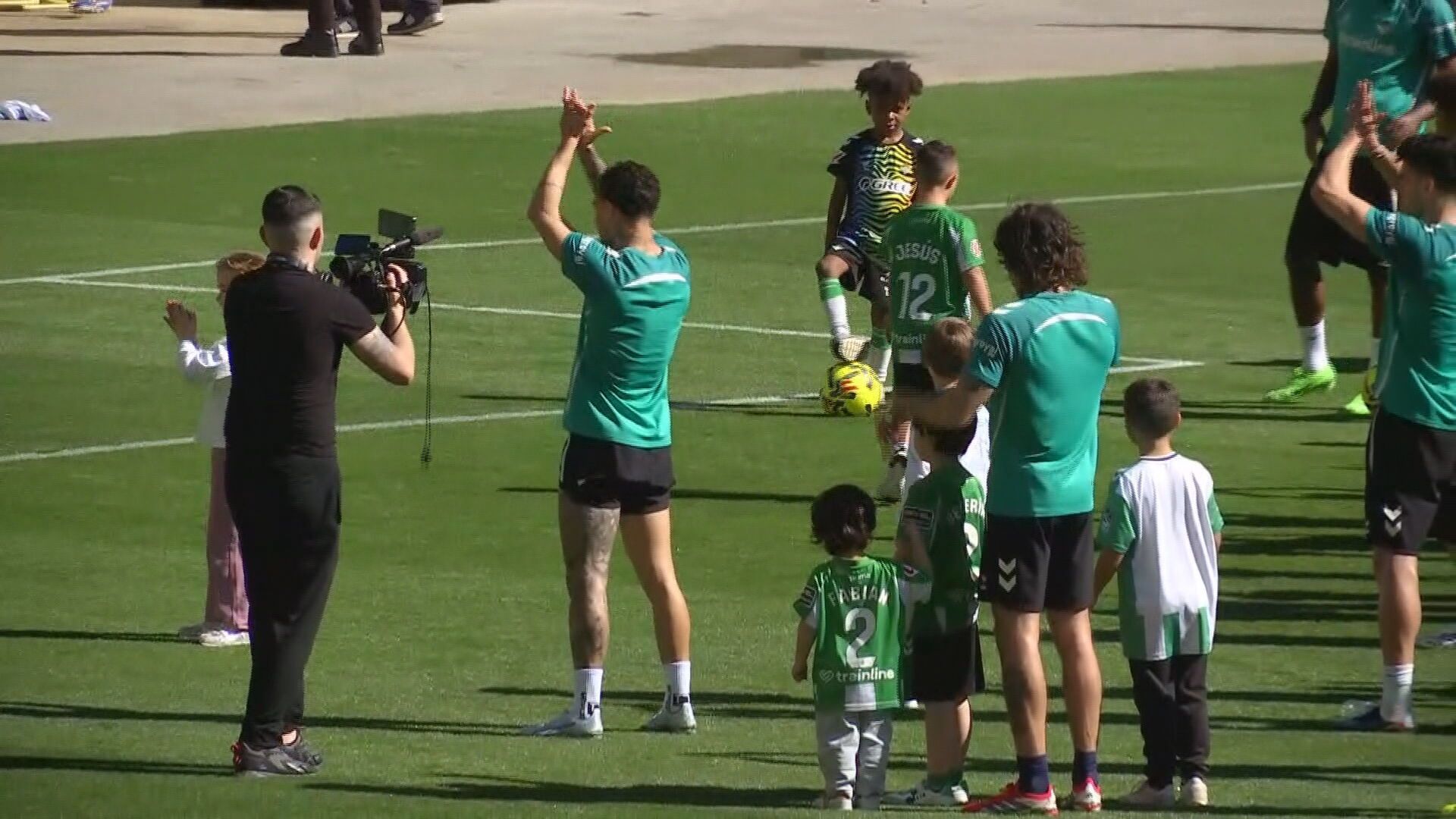 Antony, en el entrenamiento previo al derbi