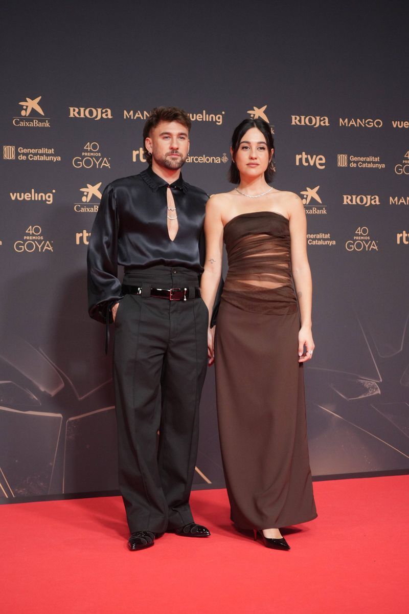 Dani Fernández y Yarea Guillén, en los Premios Goya 2026