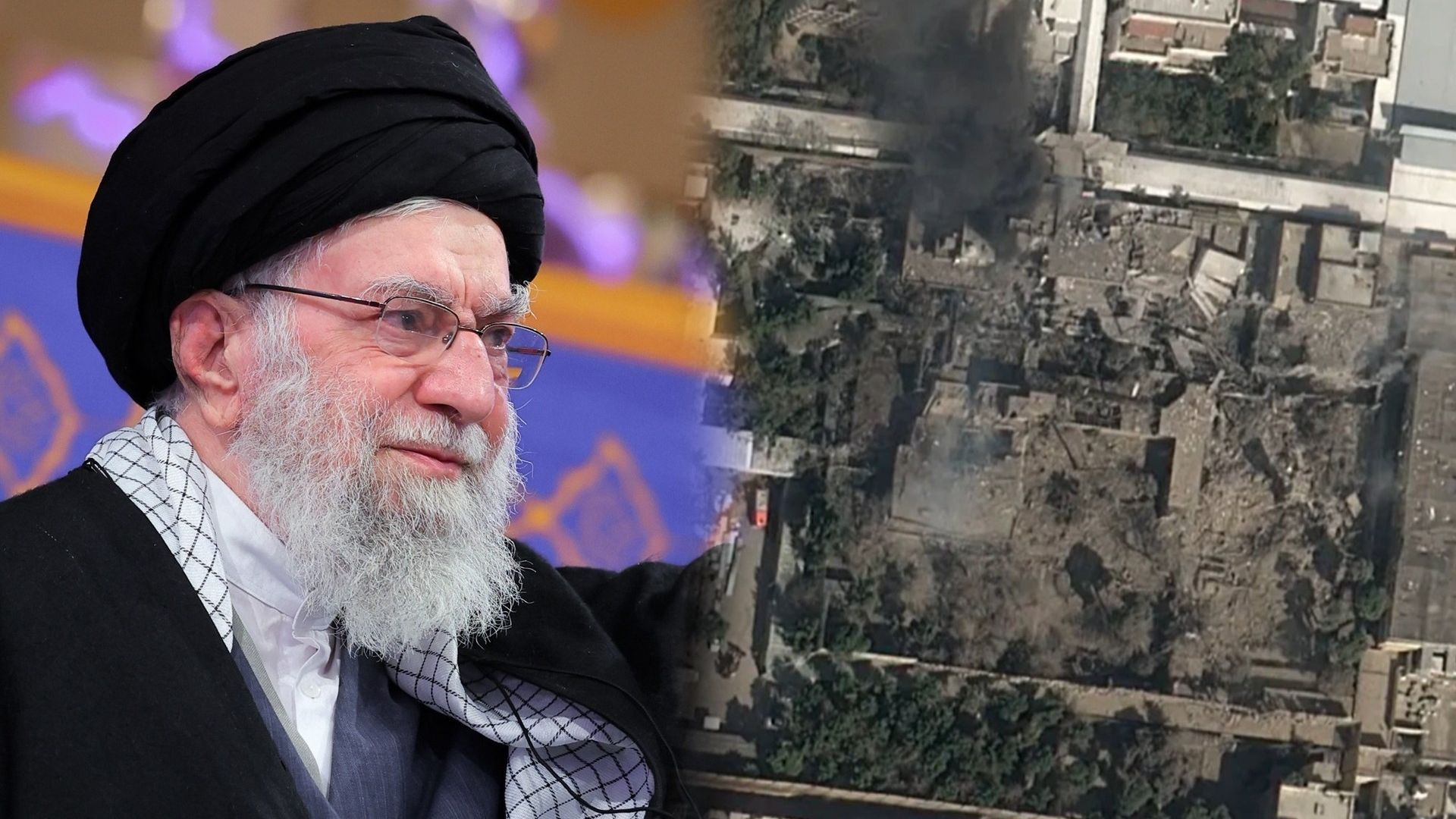 ¿Dónde está el ayatolá Alí Jamenei tras los ataques de Israel y EEUU?: imágenes de satélite muestran un palacio presidencial destruido