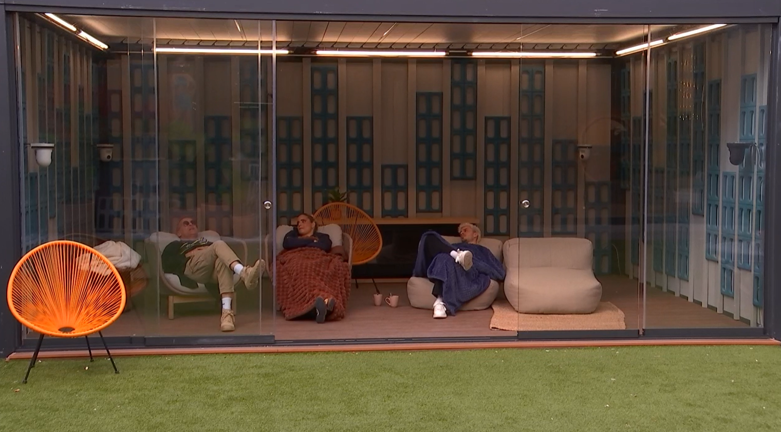 Gloria, Juanpi y Carlos