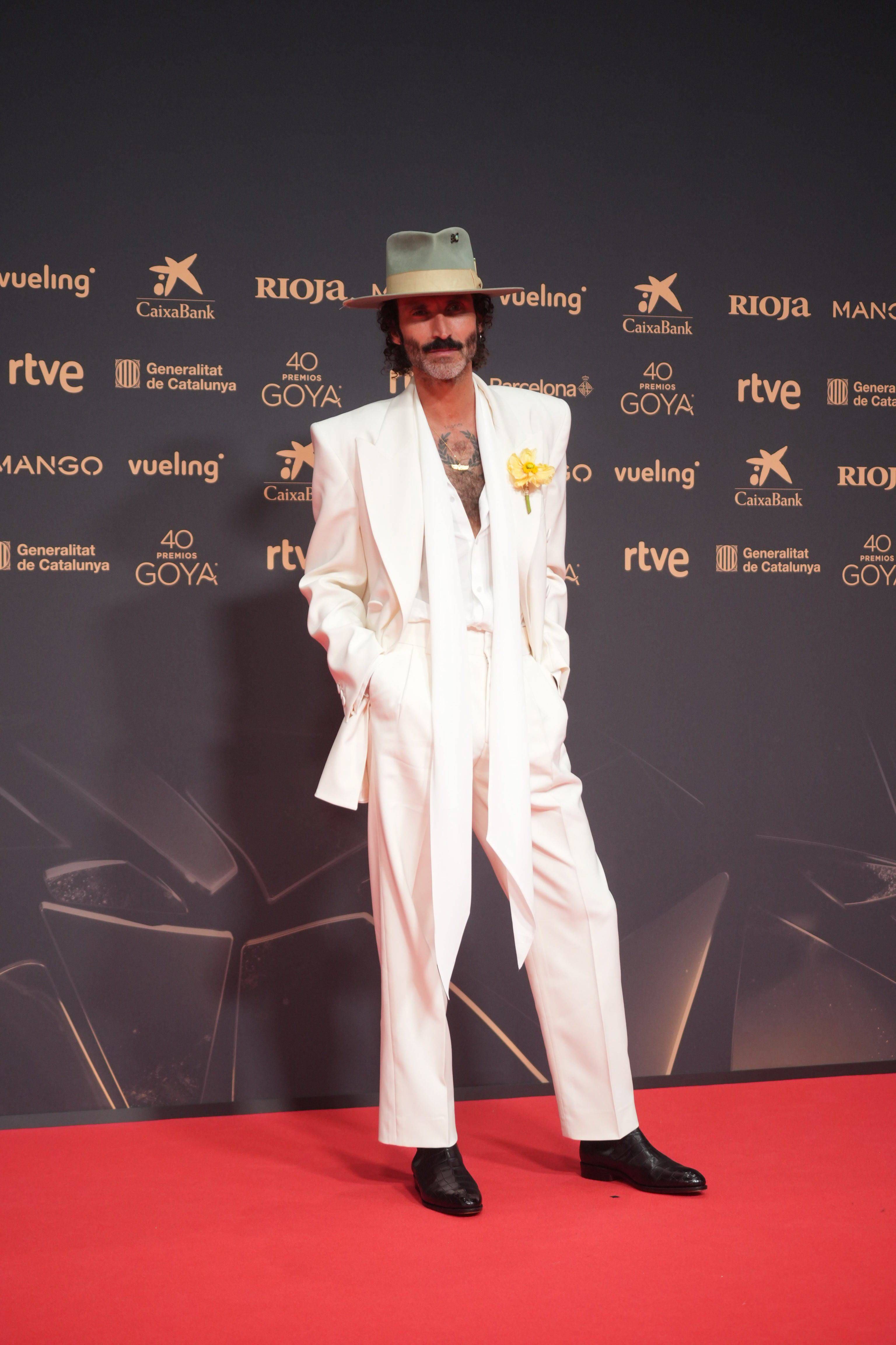 Leiva en la alfombra roja de los Goya 2026