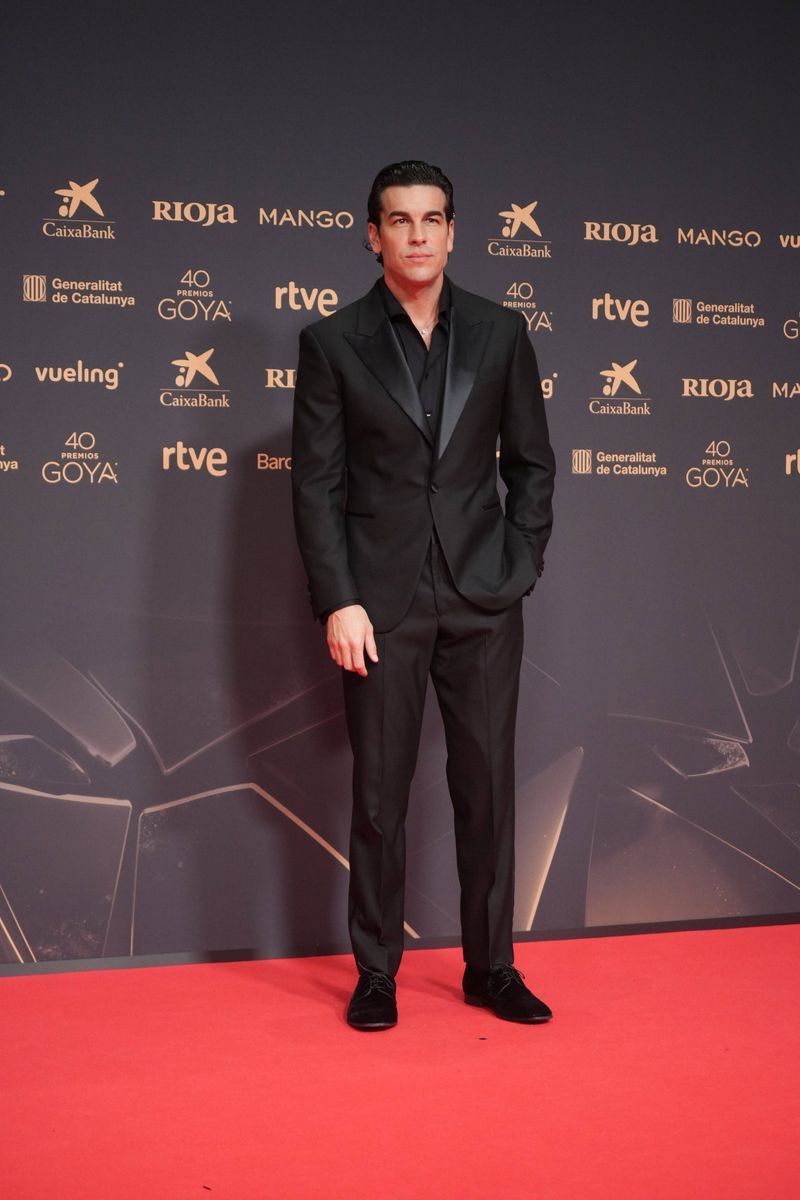Mario Casas, en la alfombra roja de los Premios Goya 2026