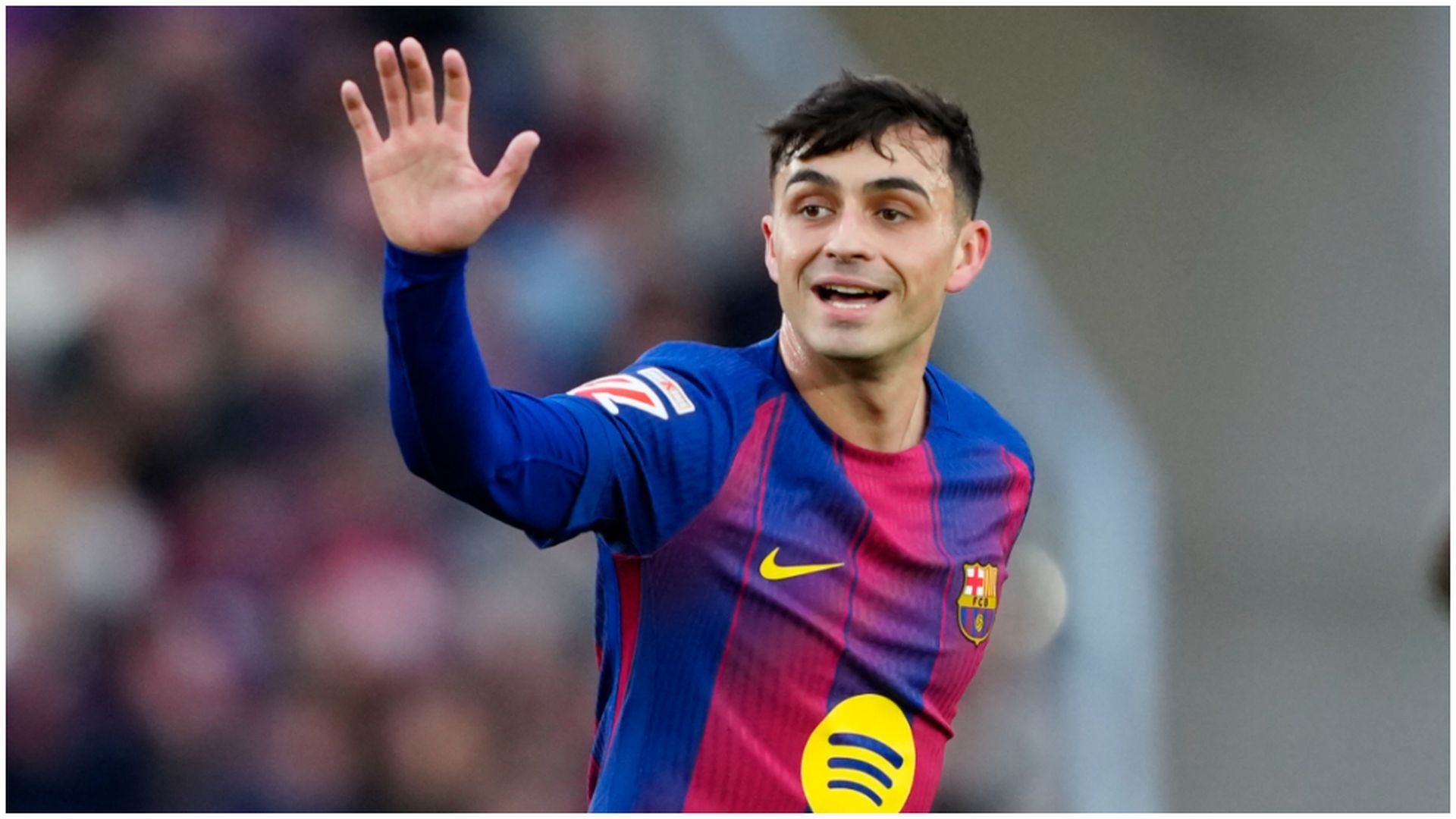 Pedri, en el FC Barcelona -Villarreal