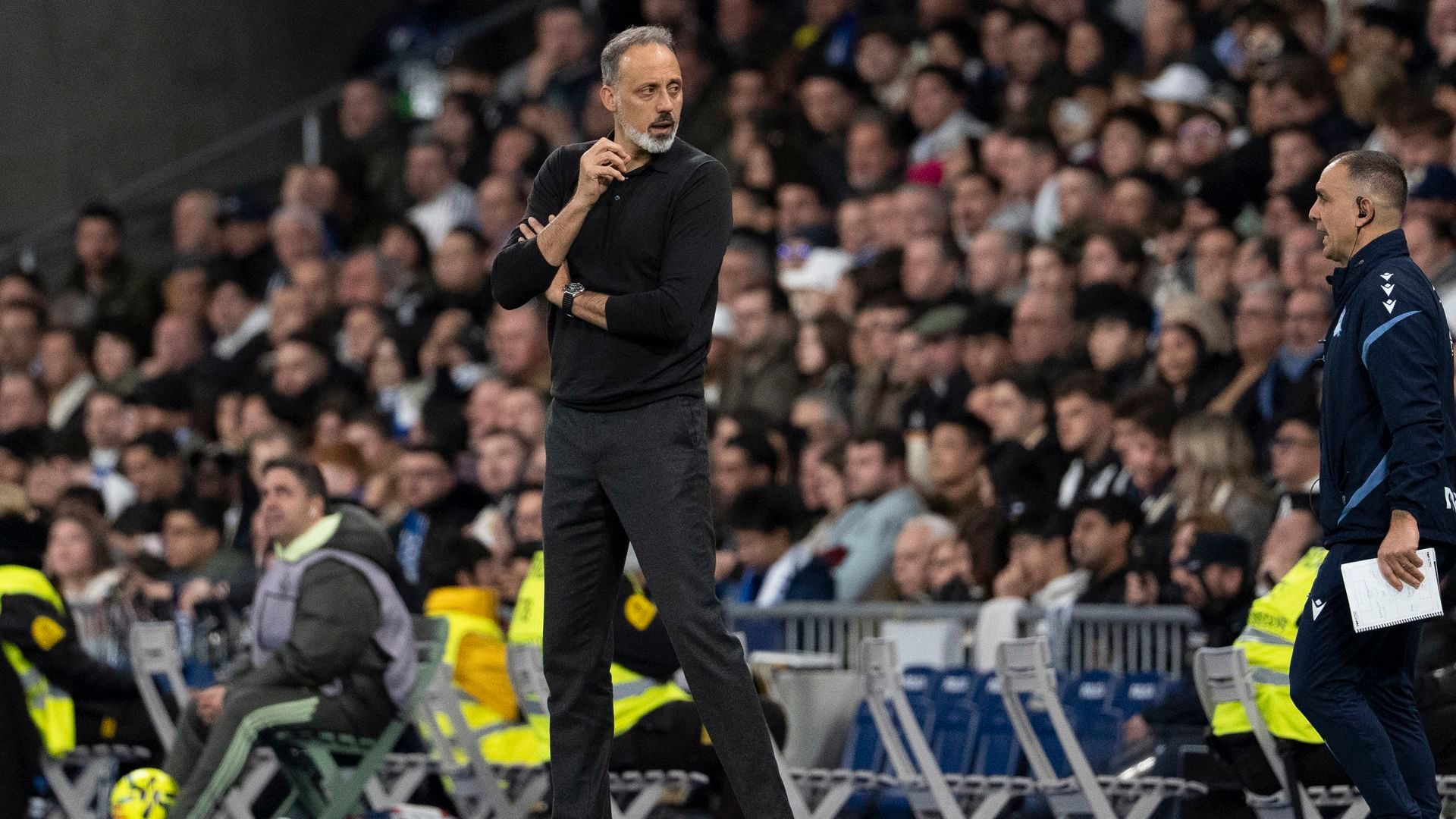 Pellegrino Matarazzo, durante el Real Madrid - Real Sociedad.