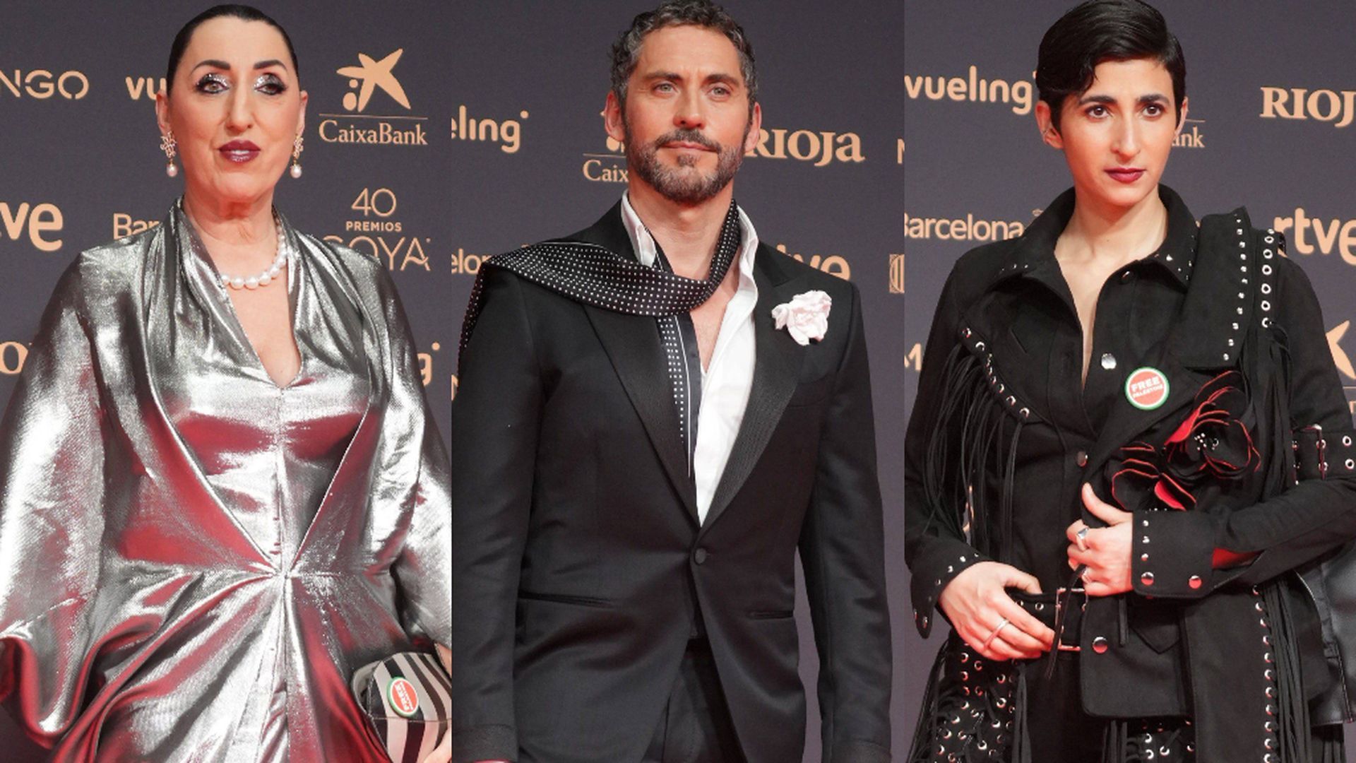 Rossy de Palma, Paco León y Alba Flores, en los Premios Goya 2026