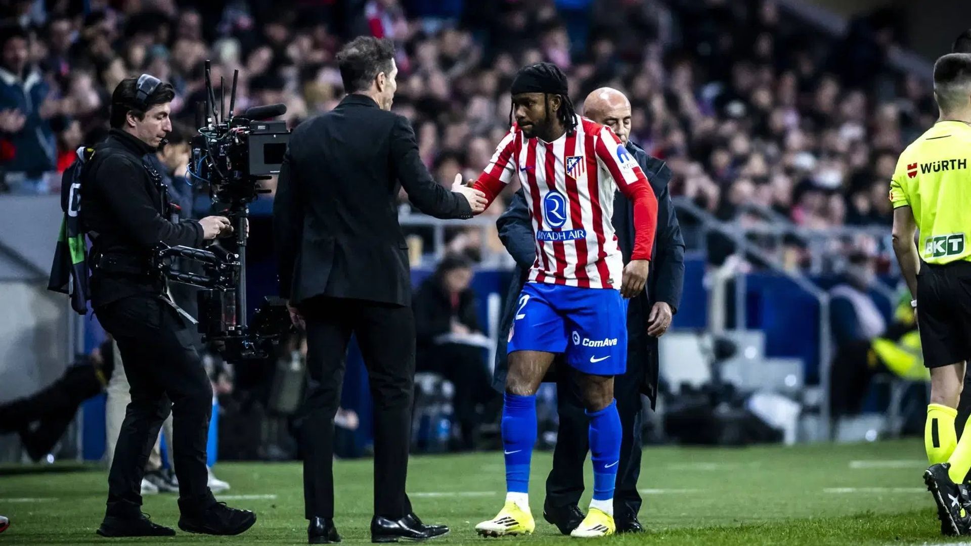 Simeone y Ademola Lookman Simeone y Ademola Lookman