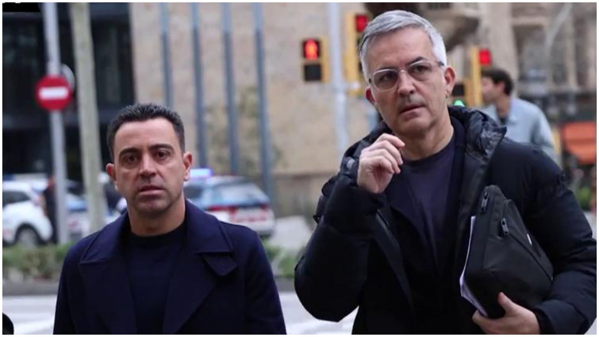 Xavi Hernández, junto al candidato a la presidencia Víctor Font Xavi Hernández, junto al candidato a la presidencia Víctor Font