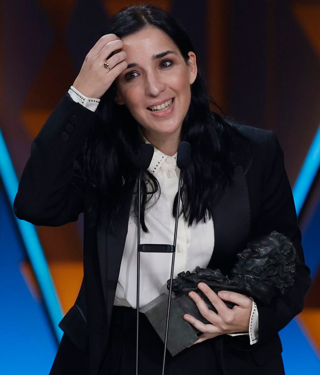 Alauda Ruiz de Azúa al ganar el Goya 2026