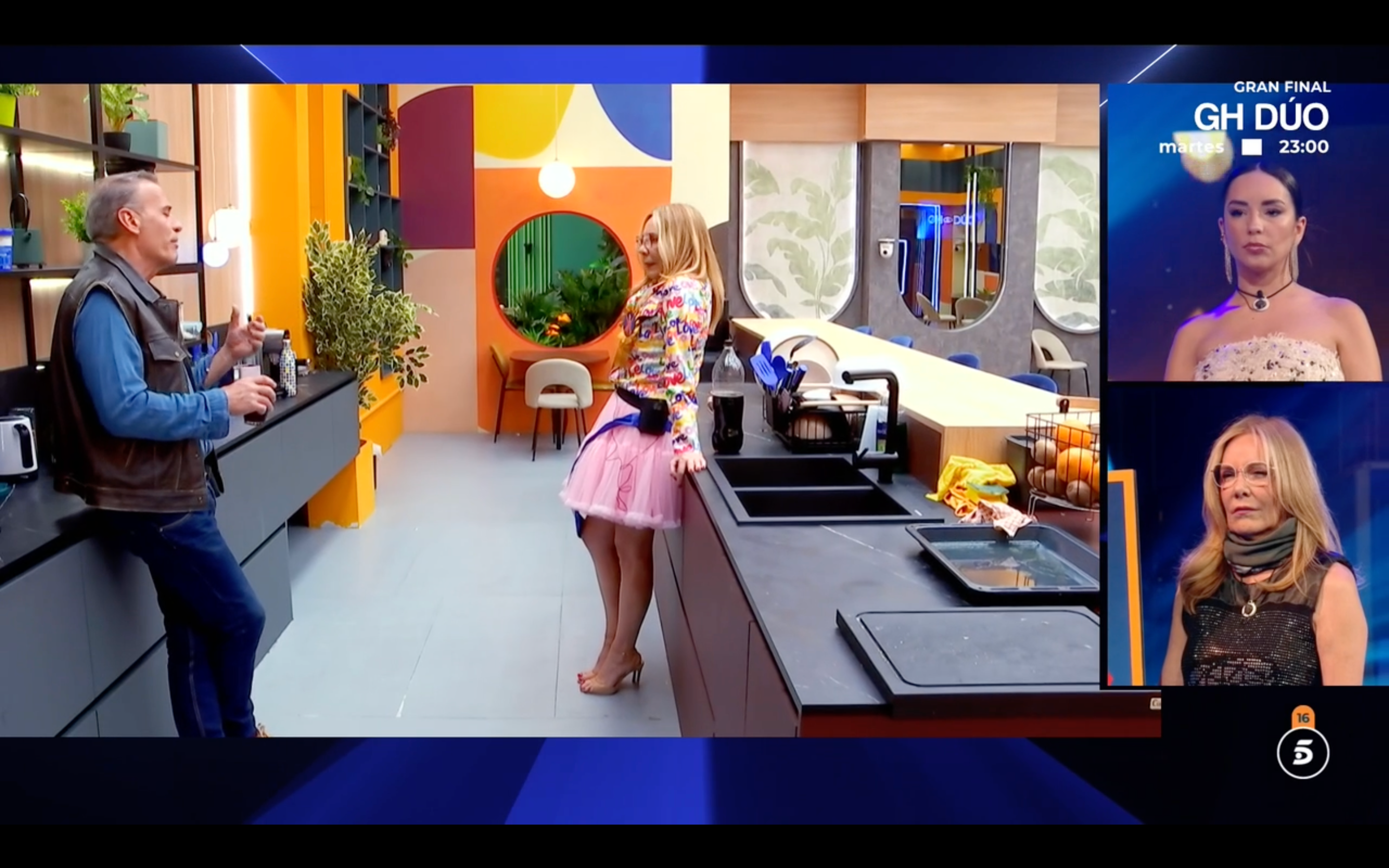 Carlos y Belén en la cocina