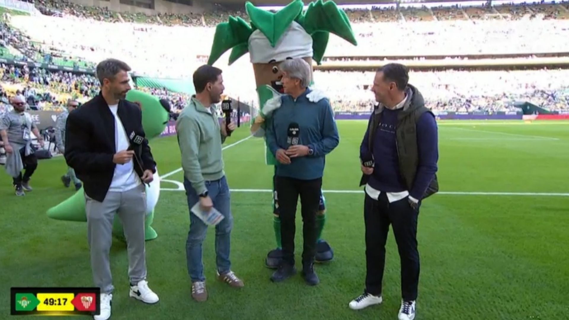 El susto de Palmerín a Manuel Pellegrini El susto de Palmerín a Manuel Pellegrini