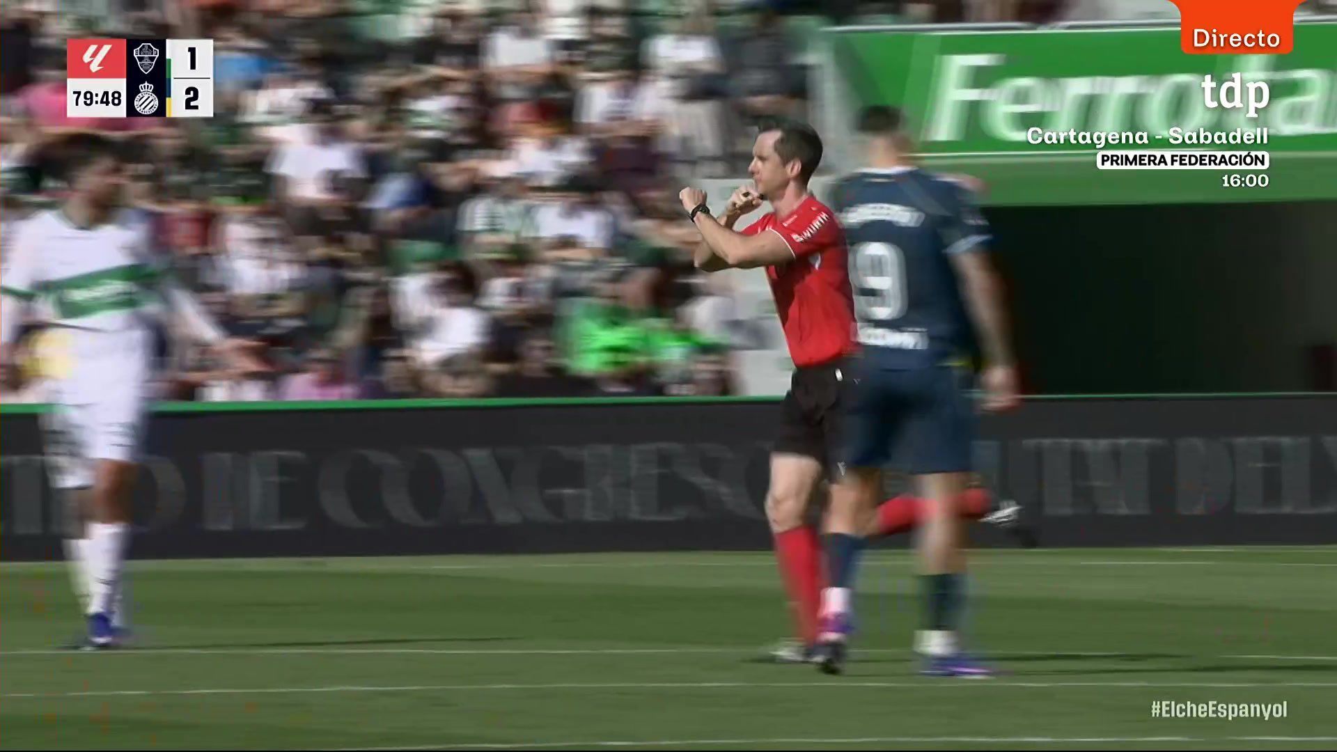 Galech Apezteguía activa el protocolo antirracista en el Elche-Espanyol