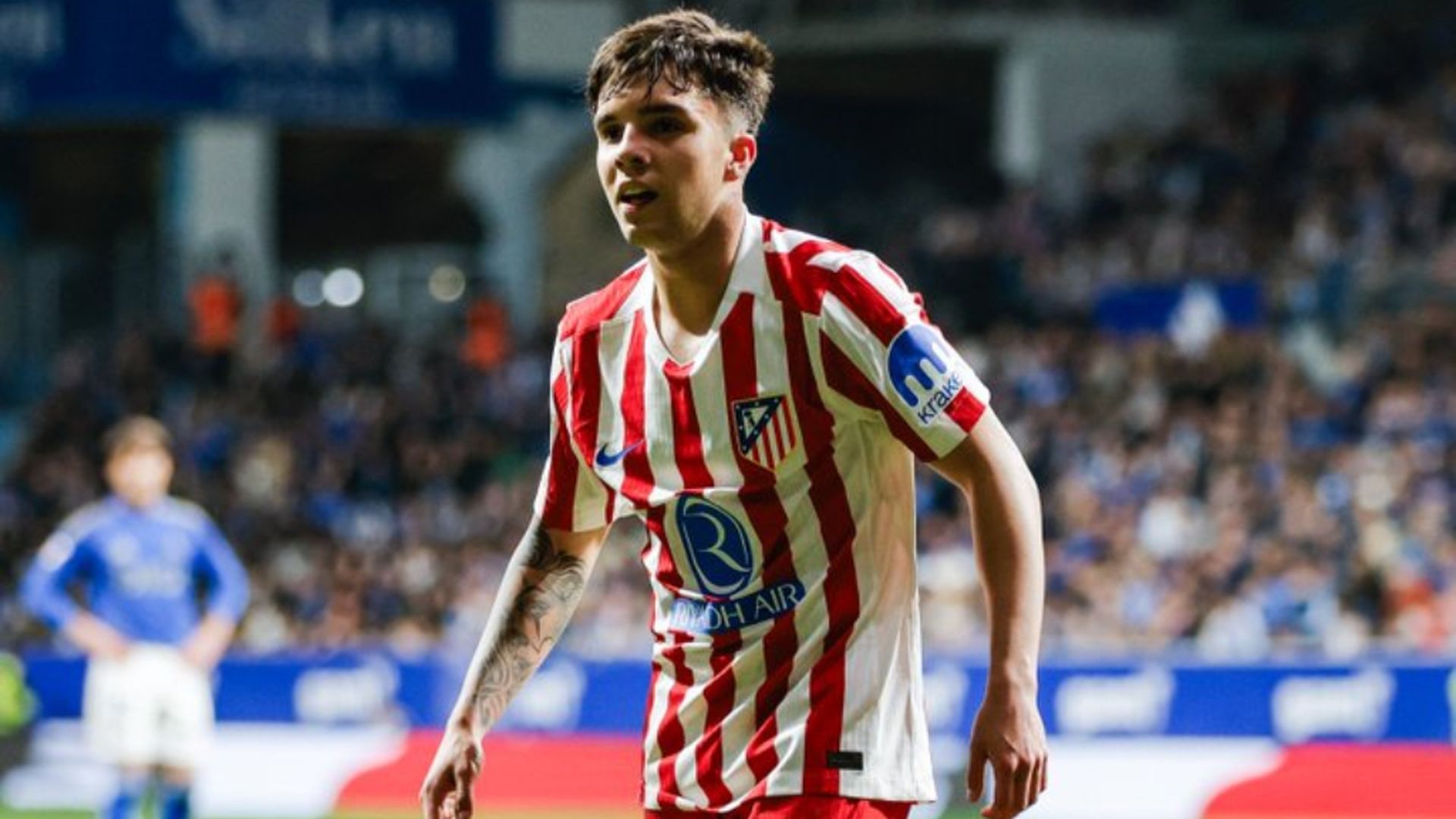 Julio Díaz, con el Atleti