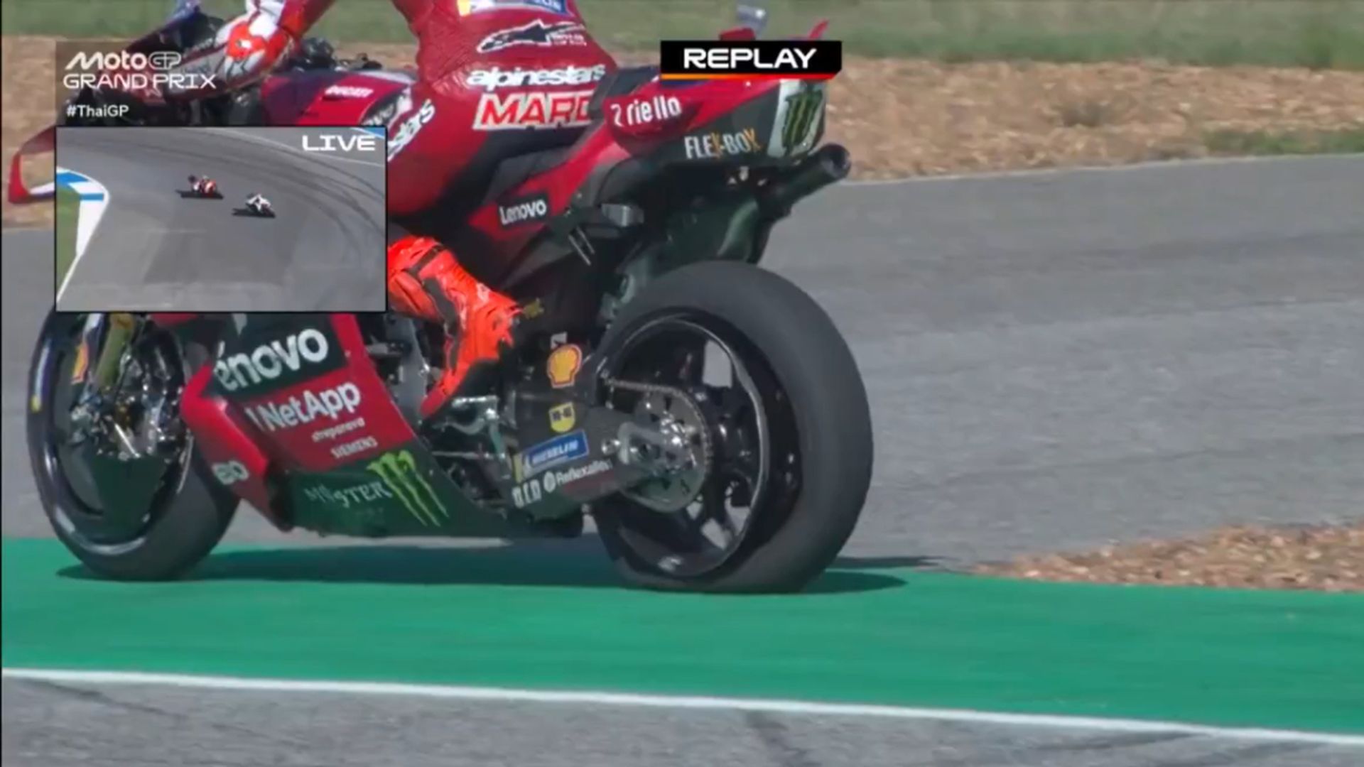 Marc Márquez abandona en Tailandia