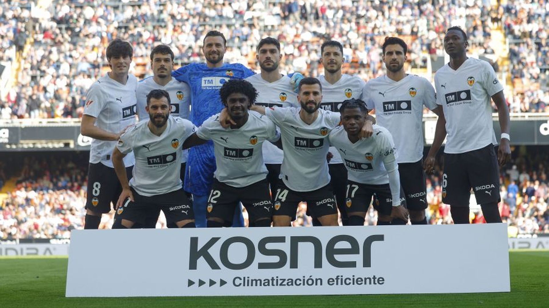 Once titular del Valencia CF ante Osasuna Once titular del Valencia CF ante Osasuna