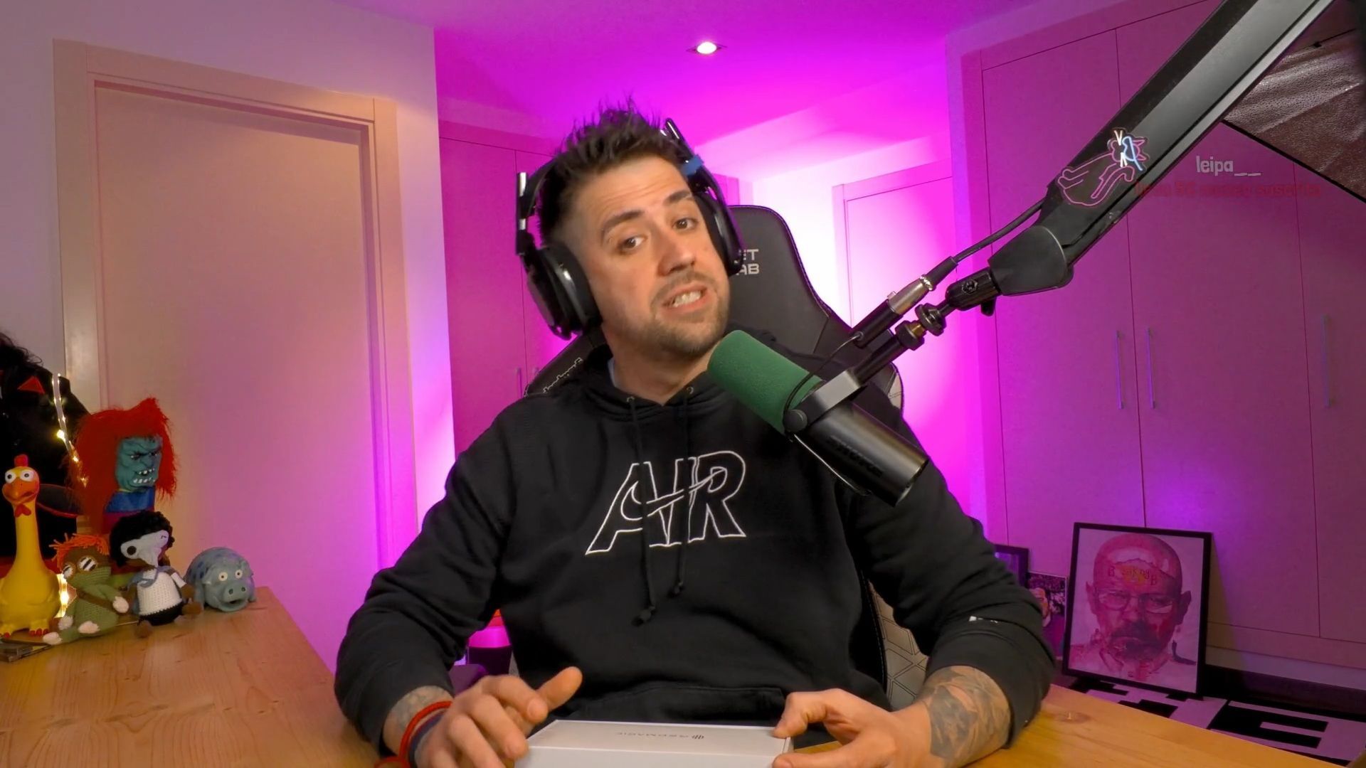 Auronplay en uno de sus últimos directos Auronplay en uno de sus últimos directos