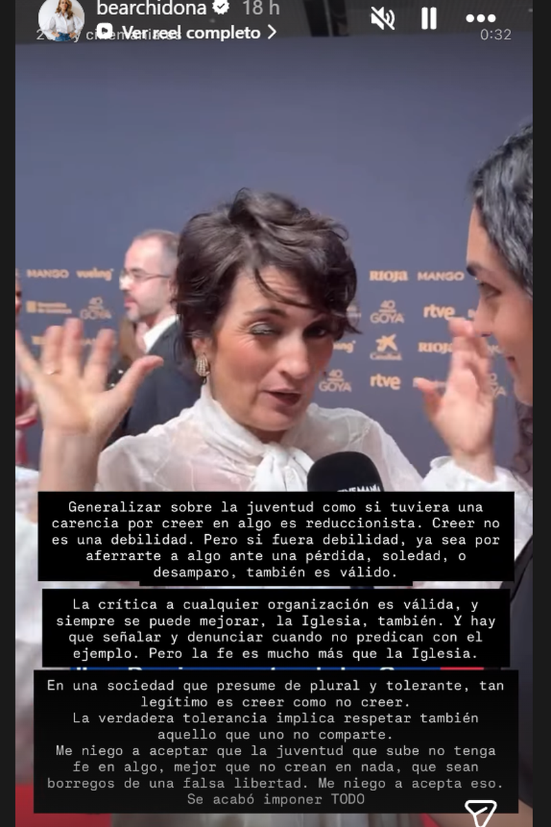 Beatriz Archidona, sobre la polémica con Silvia Abril