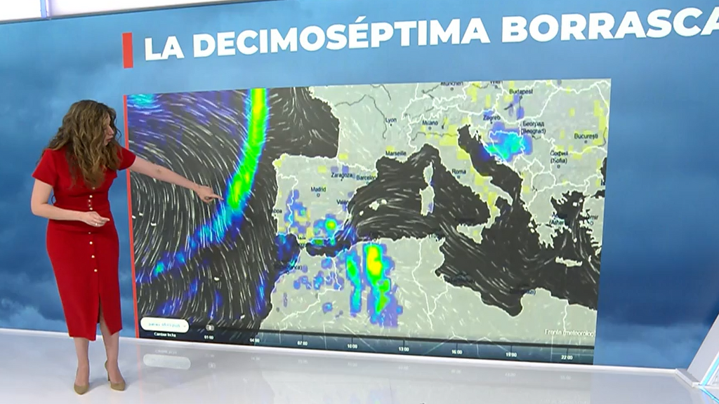 Después de algunos días con temperaturas primaverales, llega la borrasca Regina acompañada de tormentas y mal tiempo