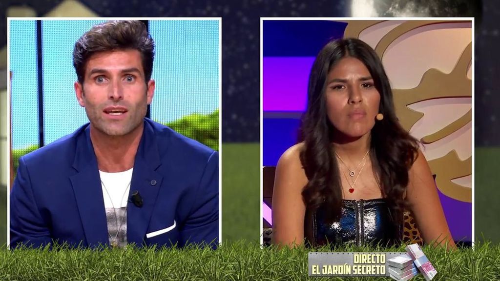 Cara a cara entre Efrén e Isa Pantoja