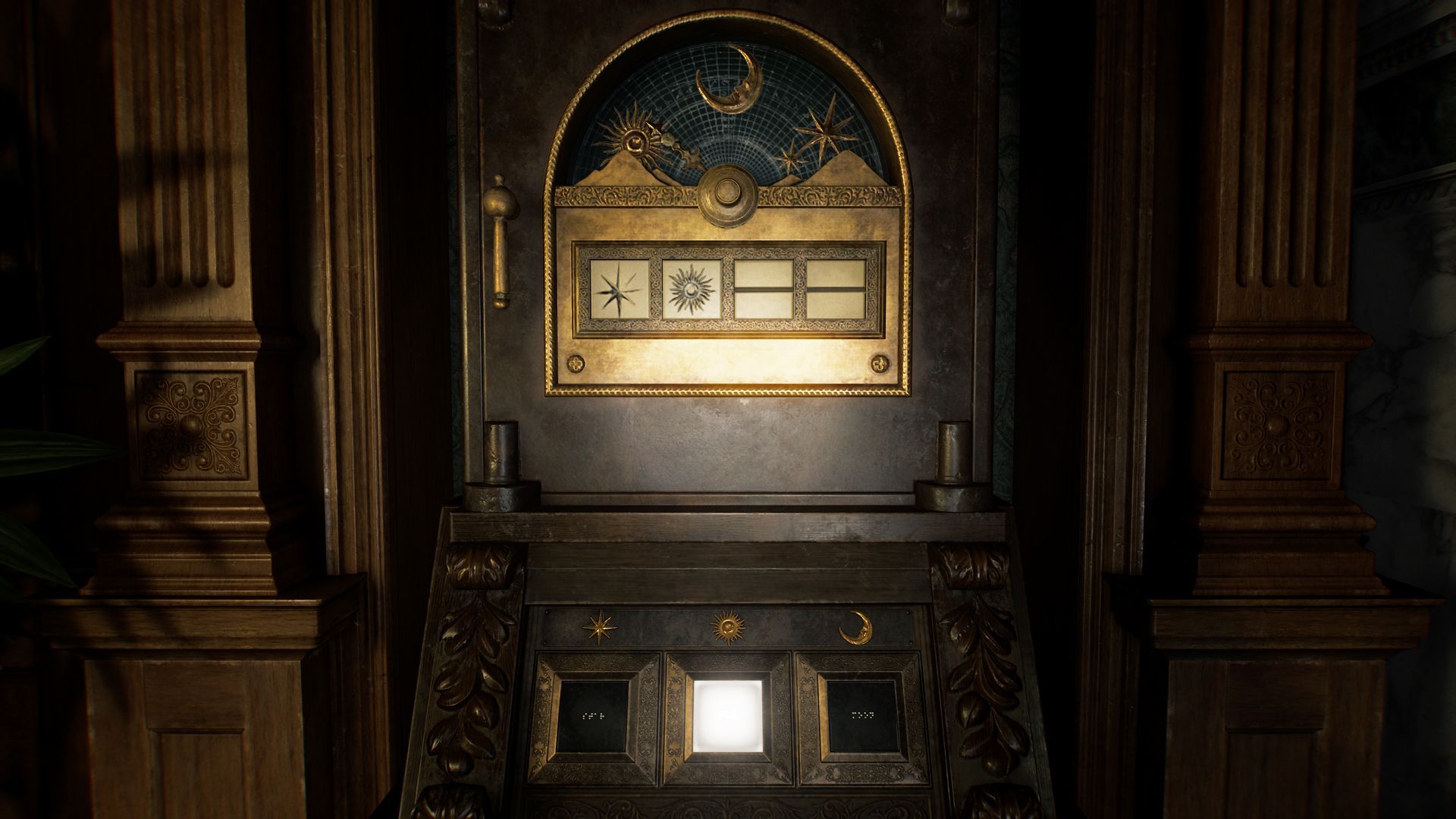 El Mueble del Cuarzo Estelar, con sus botones en código braille