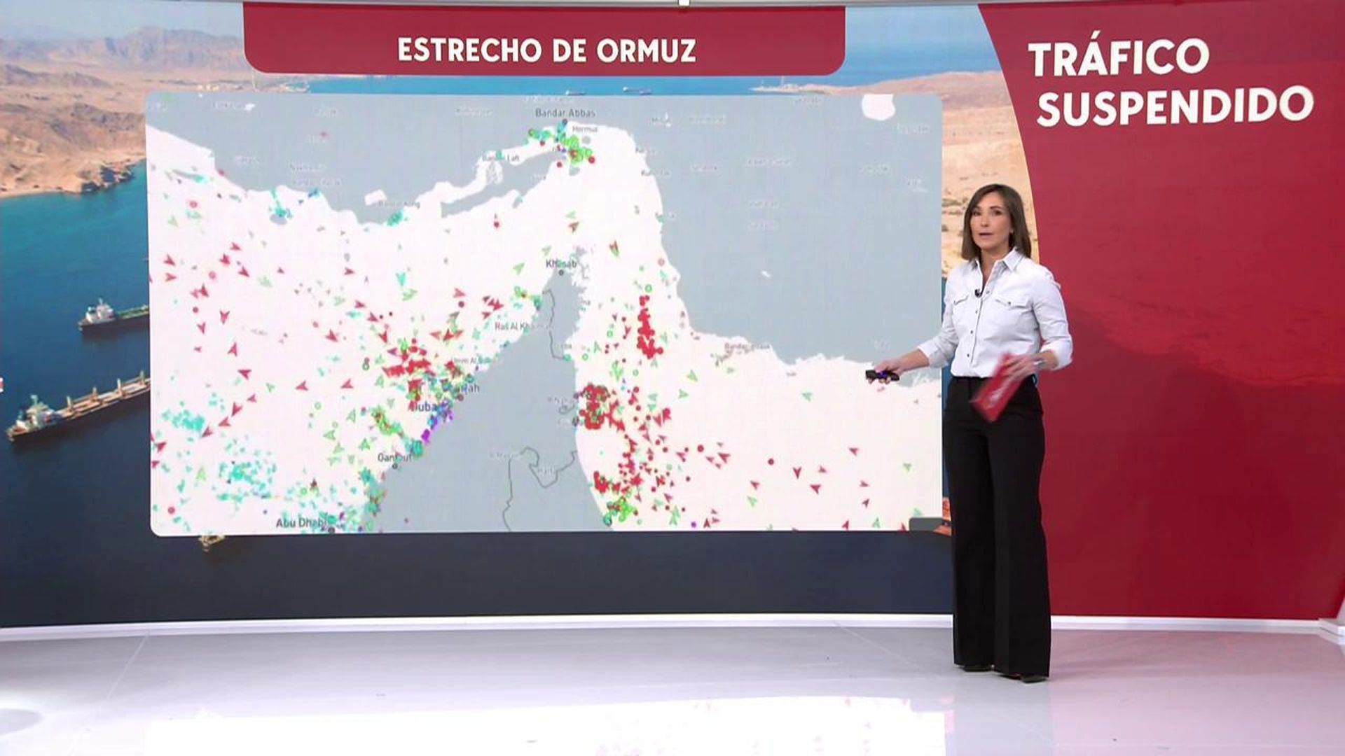 Estrecho de Ormuz hace cuatro días