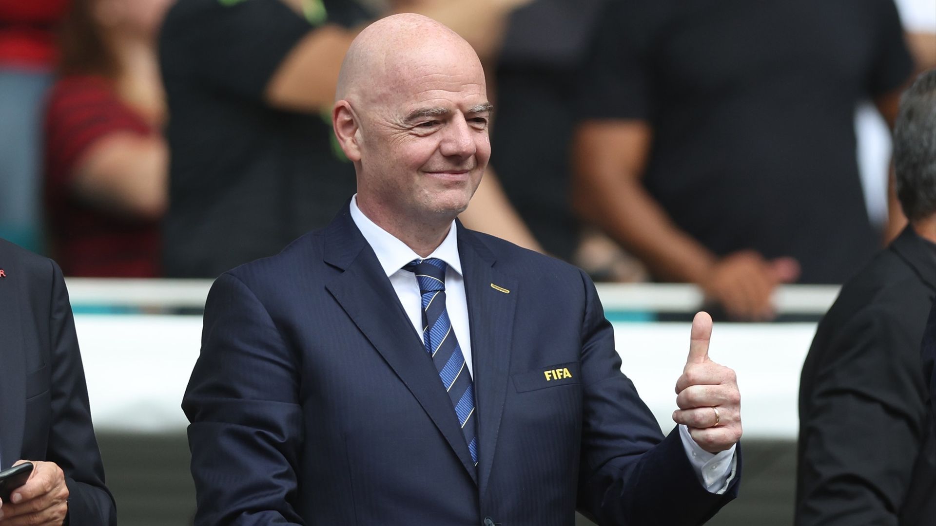 Infantino, en un partido