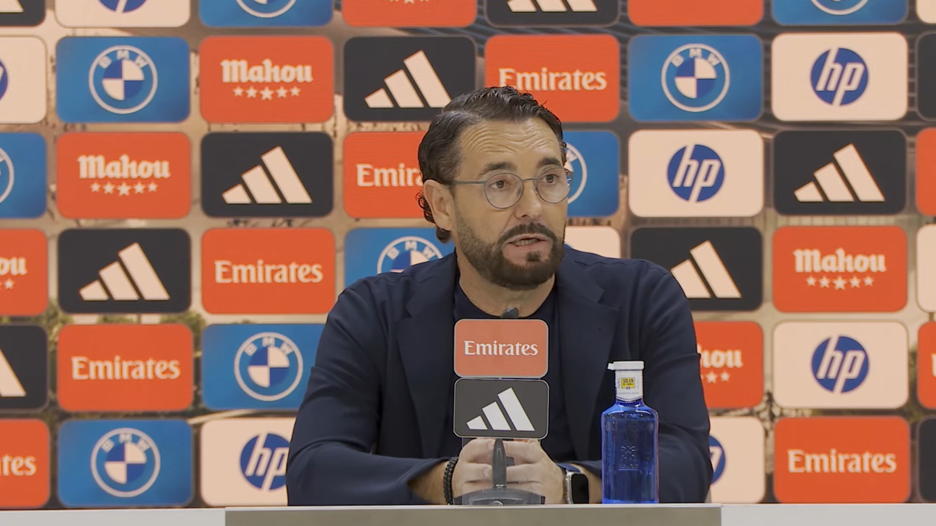 José Bordalás en sala de prensa