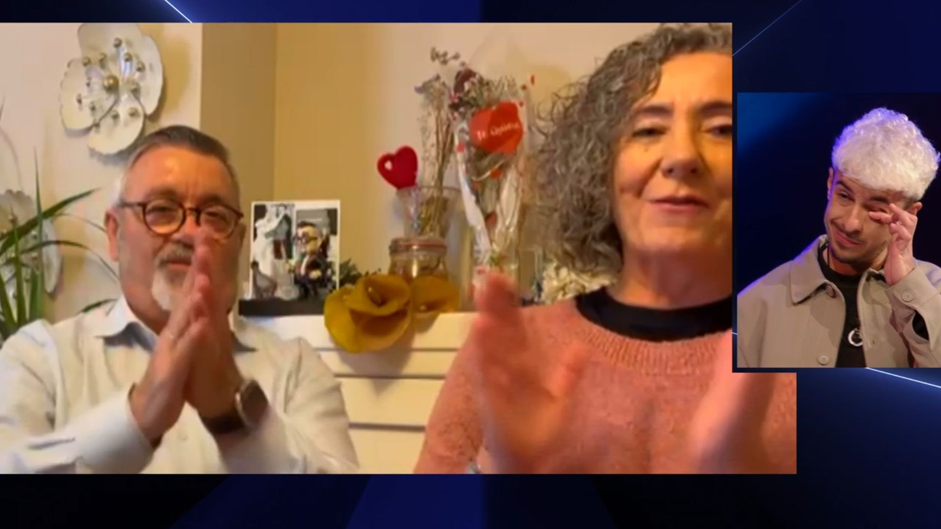 La emoción de Juanpi en 'GH DÚO' al recibir el apoyo de sus padres en la sorpresa de los familiares