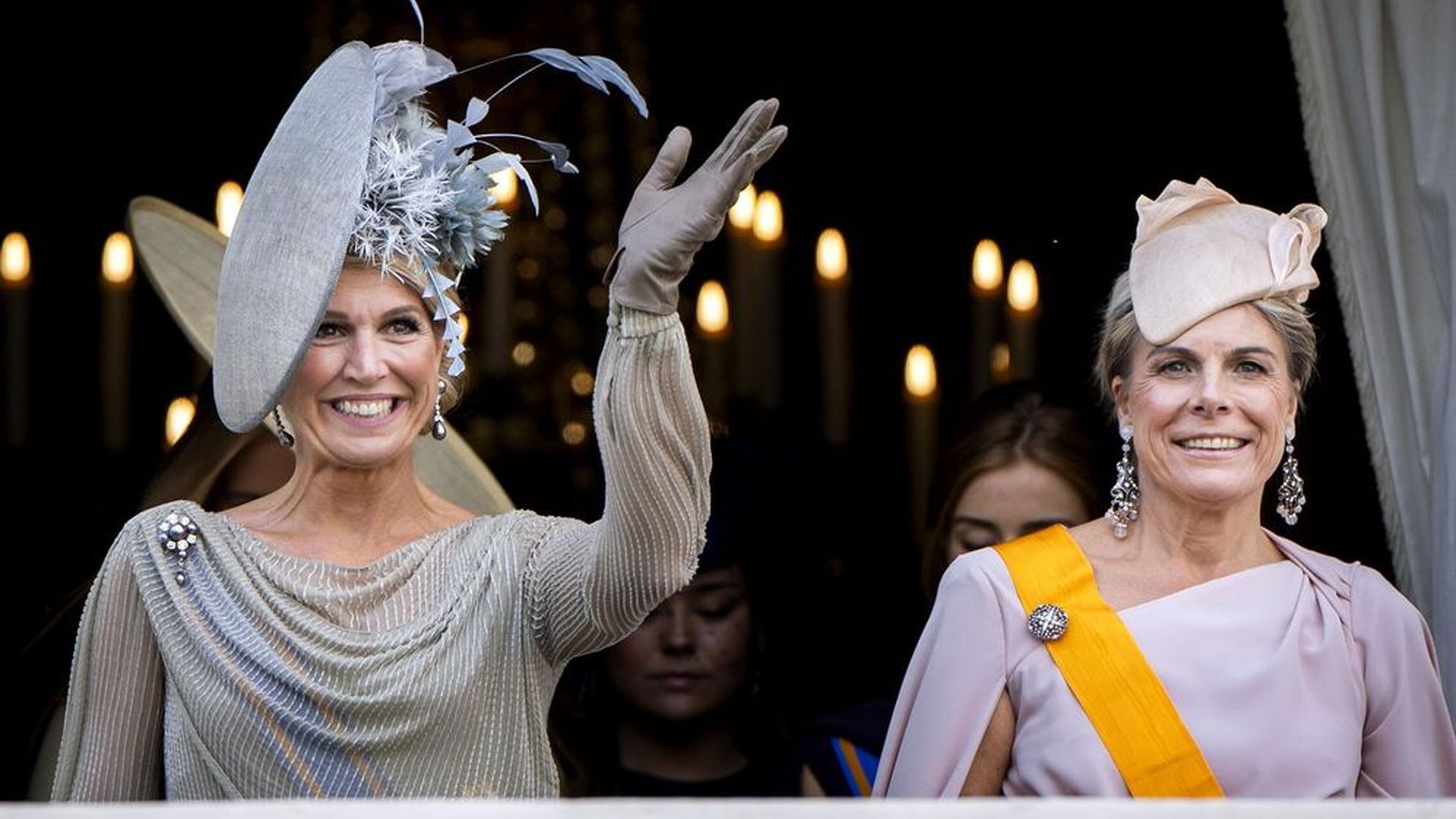 La princesa Laurentien, junto a Máxima de Holanda La princesa Laurentien, junto a Máxima de Holanda