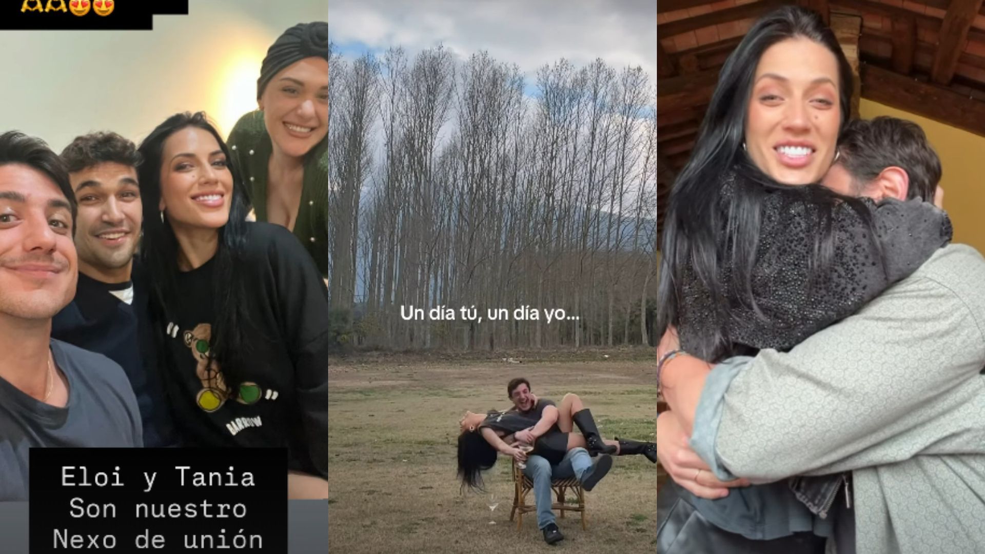 Laura y Marc pasando el día juntos con amigos