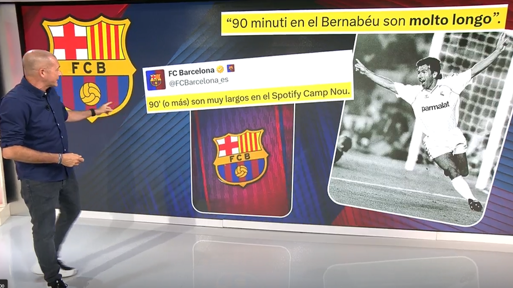 Manu Carreño compara el mensaje del Barcelona con la mítica frase de Juanito