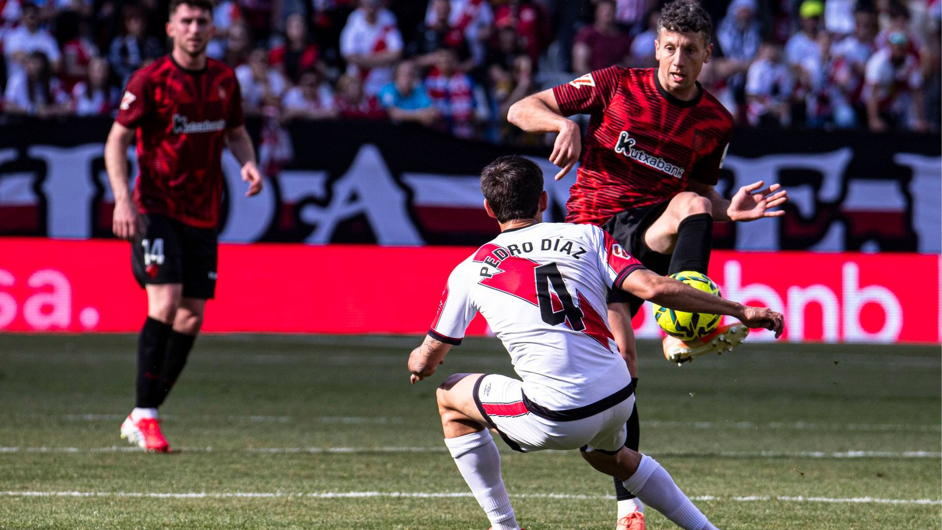 Pedro Díaz contra el Athletic