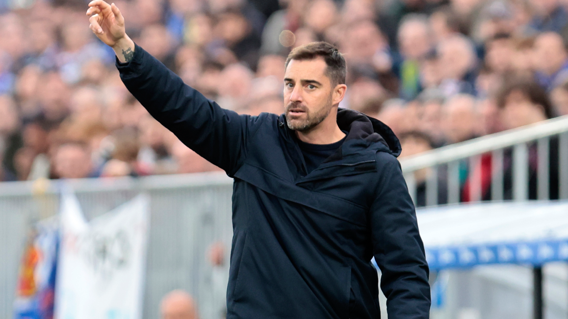 Rubén Sellés, durante el Real Zaragoza-Burgos Rubén Sellés, durante el Real Zaragoza-Burgos