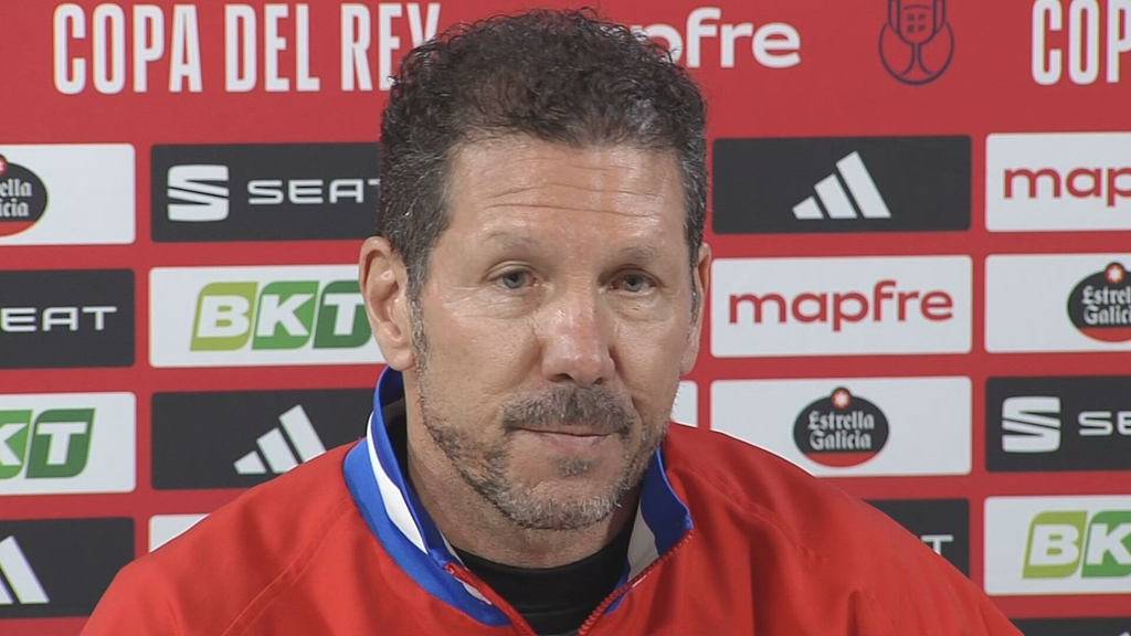 Simeone, muy claro cuando le preguntan por una posible remontada del Barça