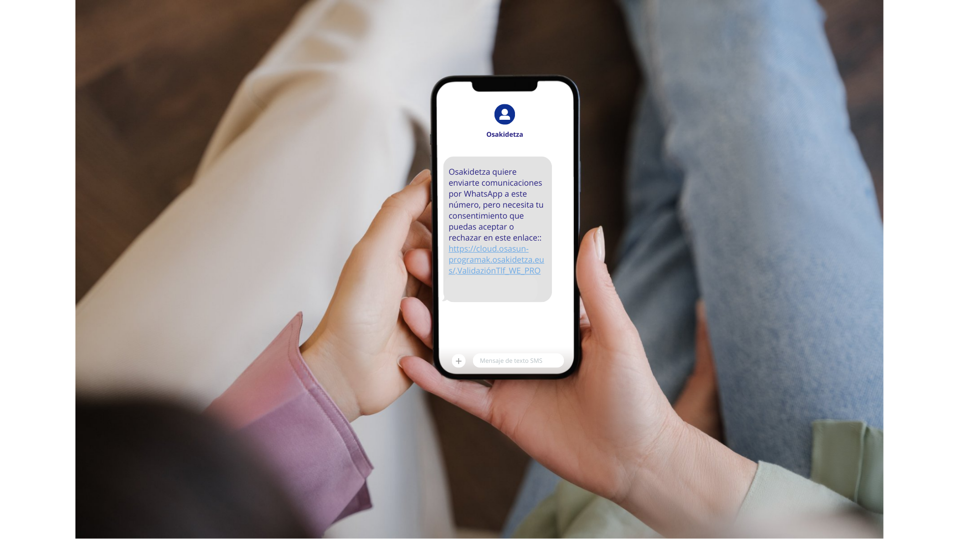 Una vez dado el consentimiento el paciente recibirá información sanitaria útil por WhatsApp Una vez dado el consentimiento el paciente recibirá información sanitaria útil por WhatsApp