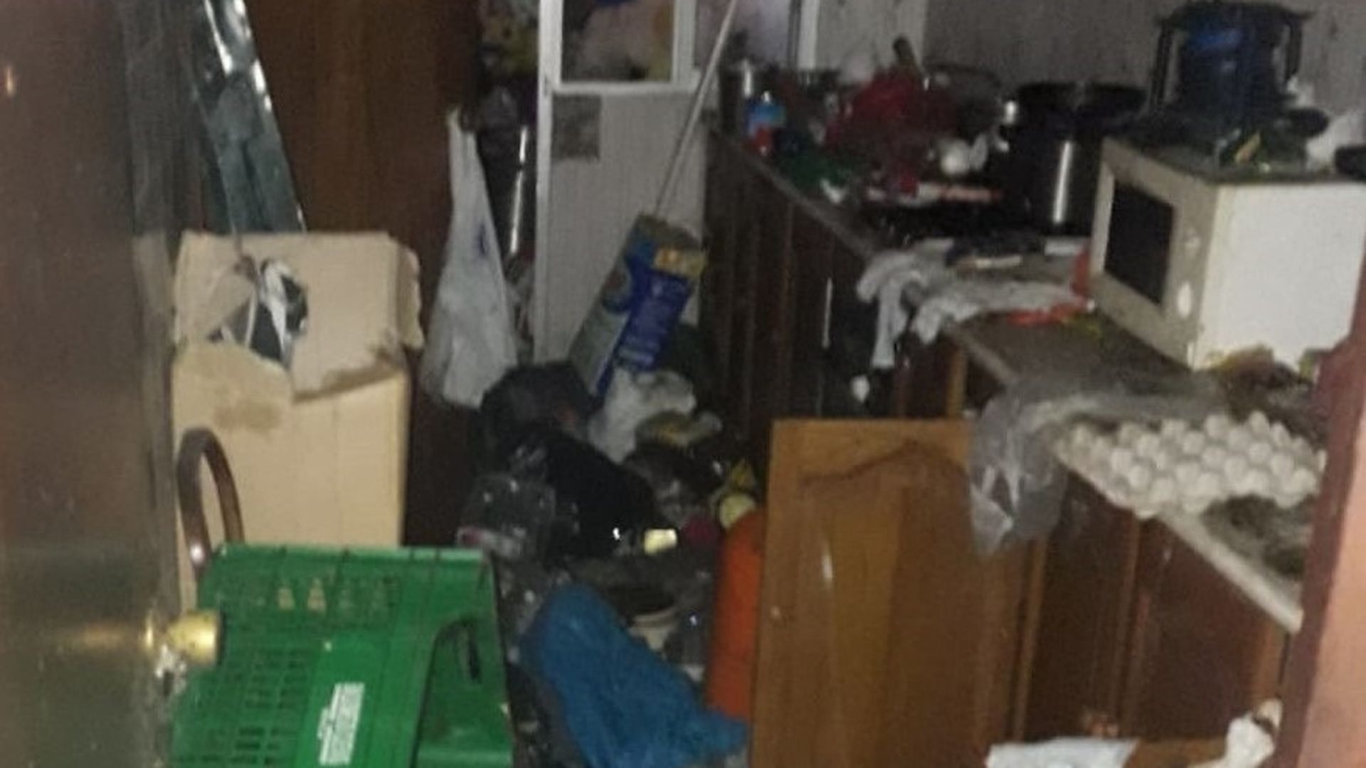 Una vivienda con diógenes de archivo Una vivienda con diógenes de archivo