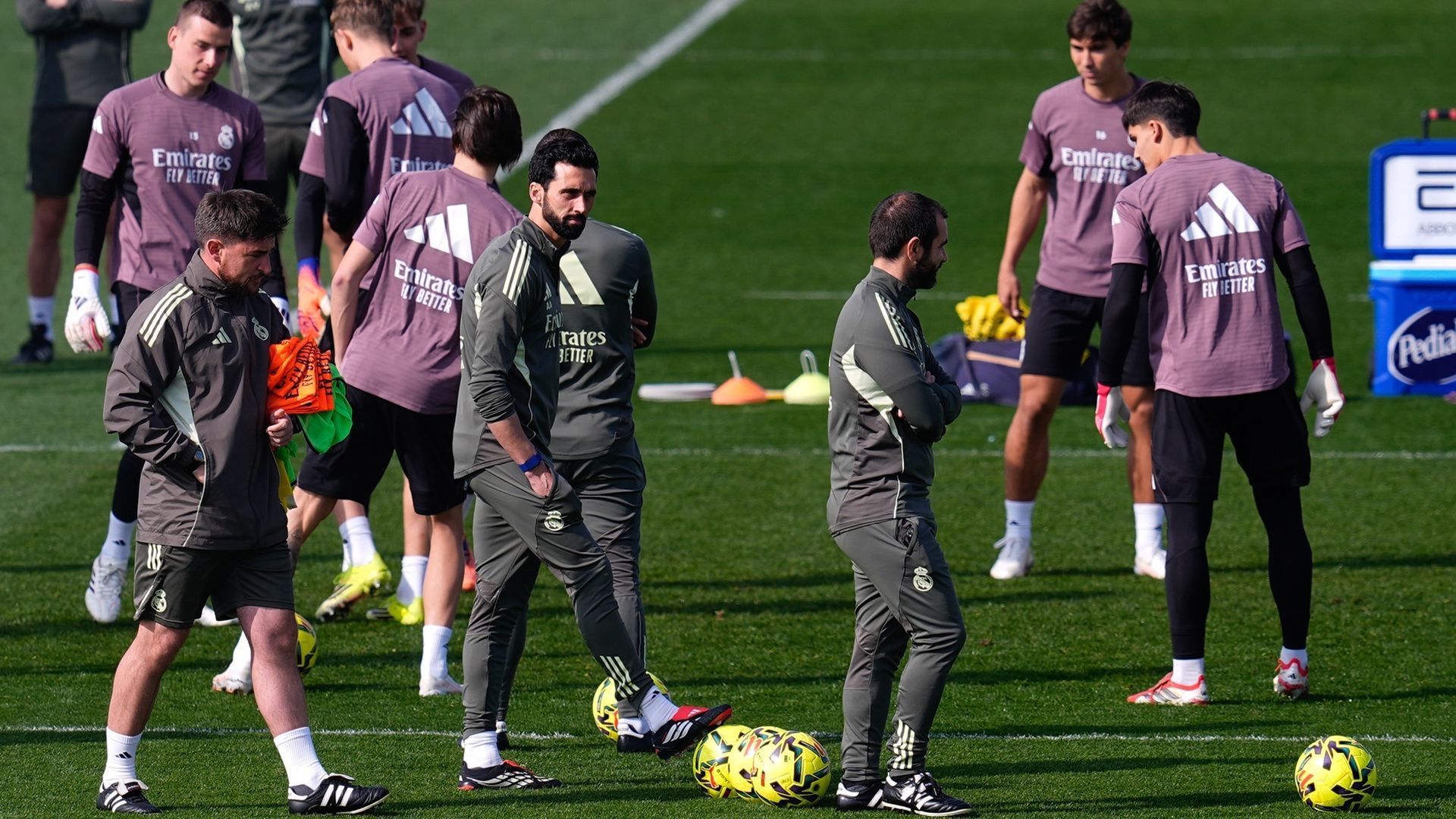 Arbeloa, en un entrenamiento del Real Madrid Arbeloa, en un entrenamiento del Real Madrid