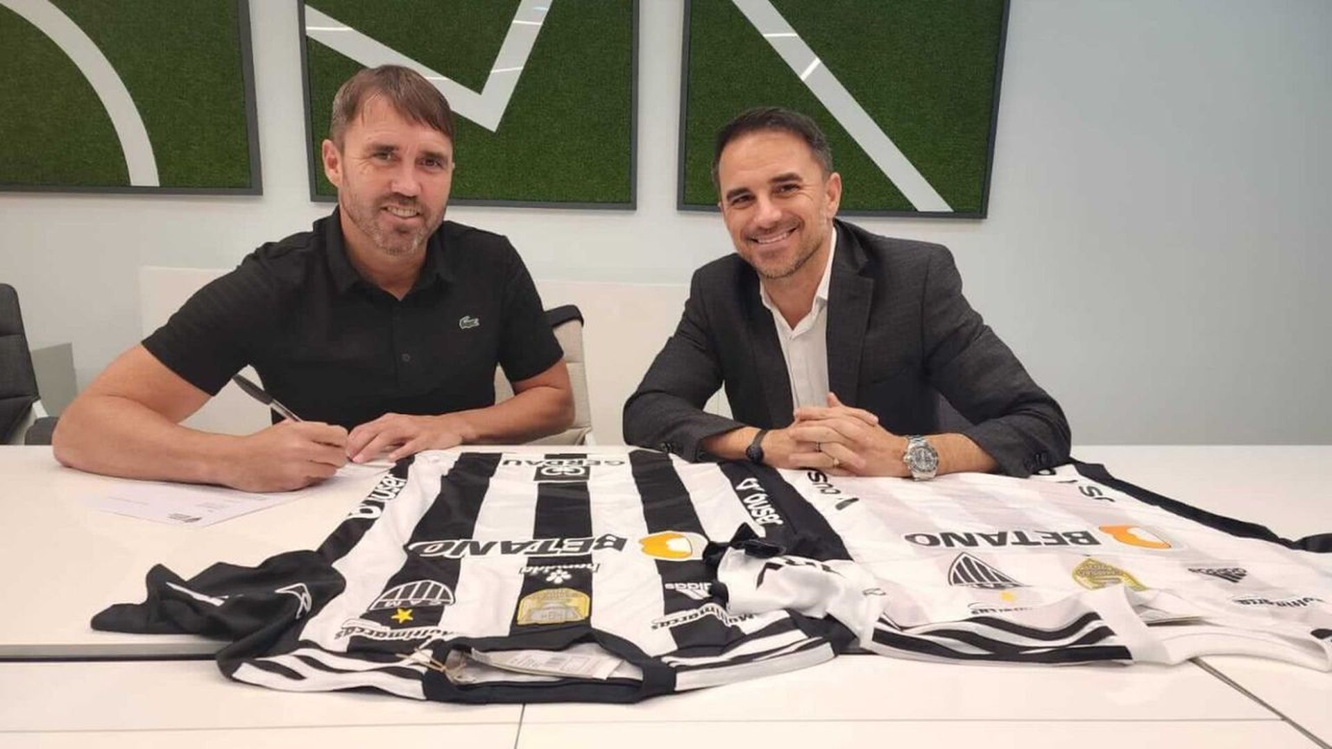 Coudet en su etapa en el Atletico Mineiro