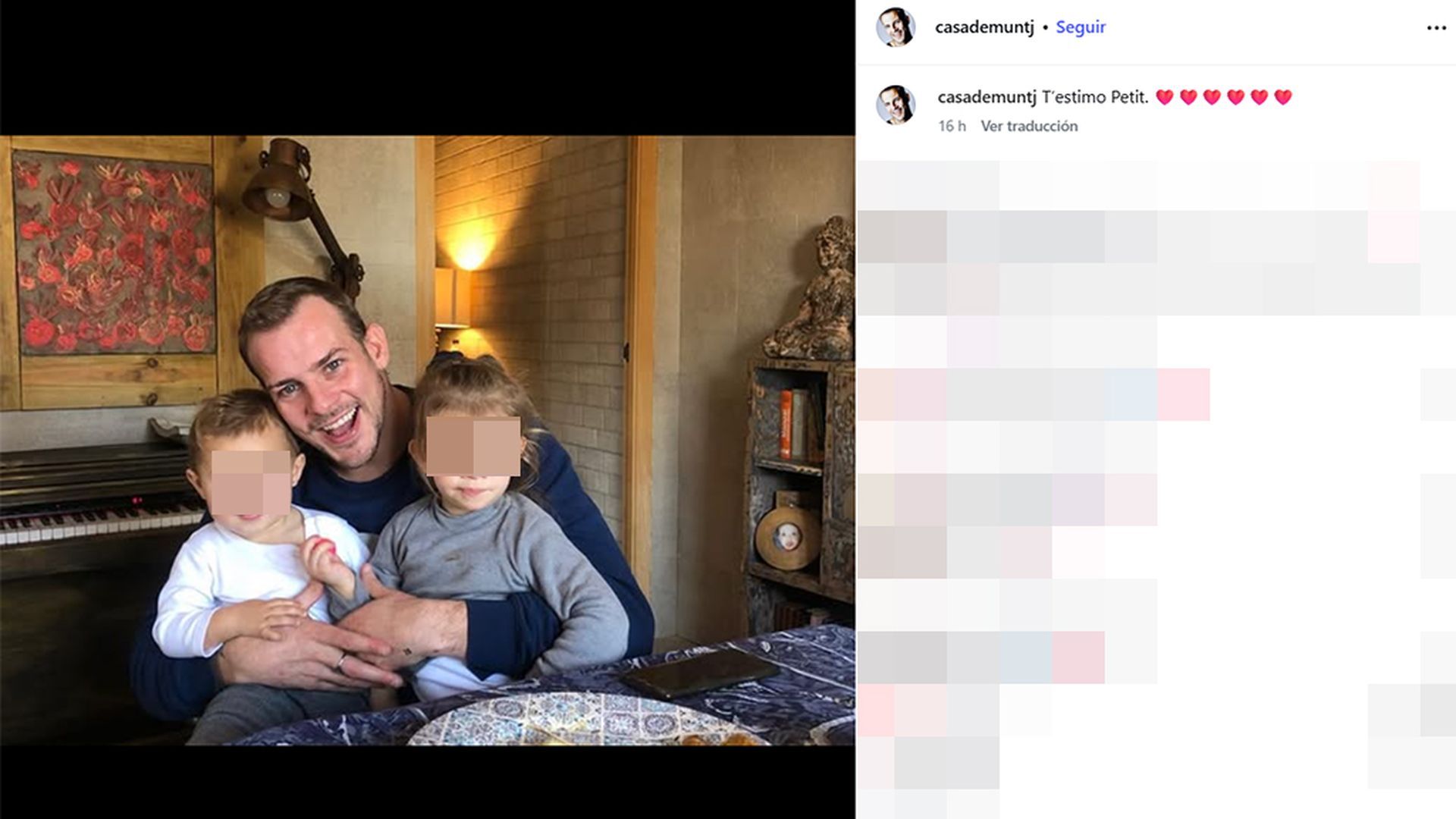 Joan Casademunt recuerda a su hermano