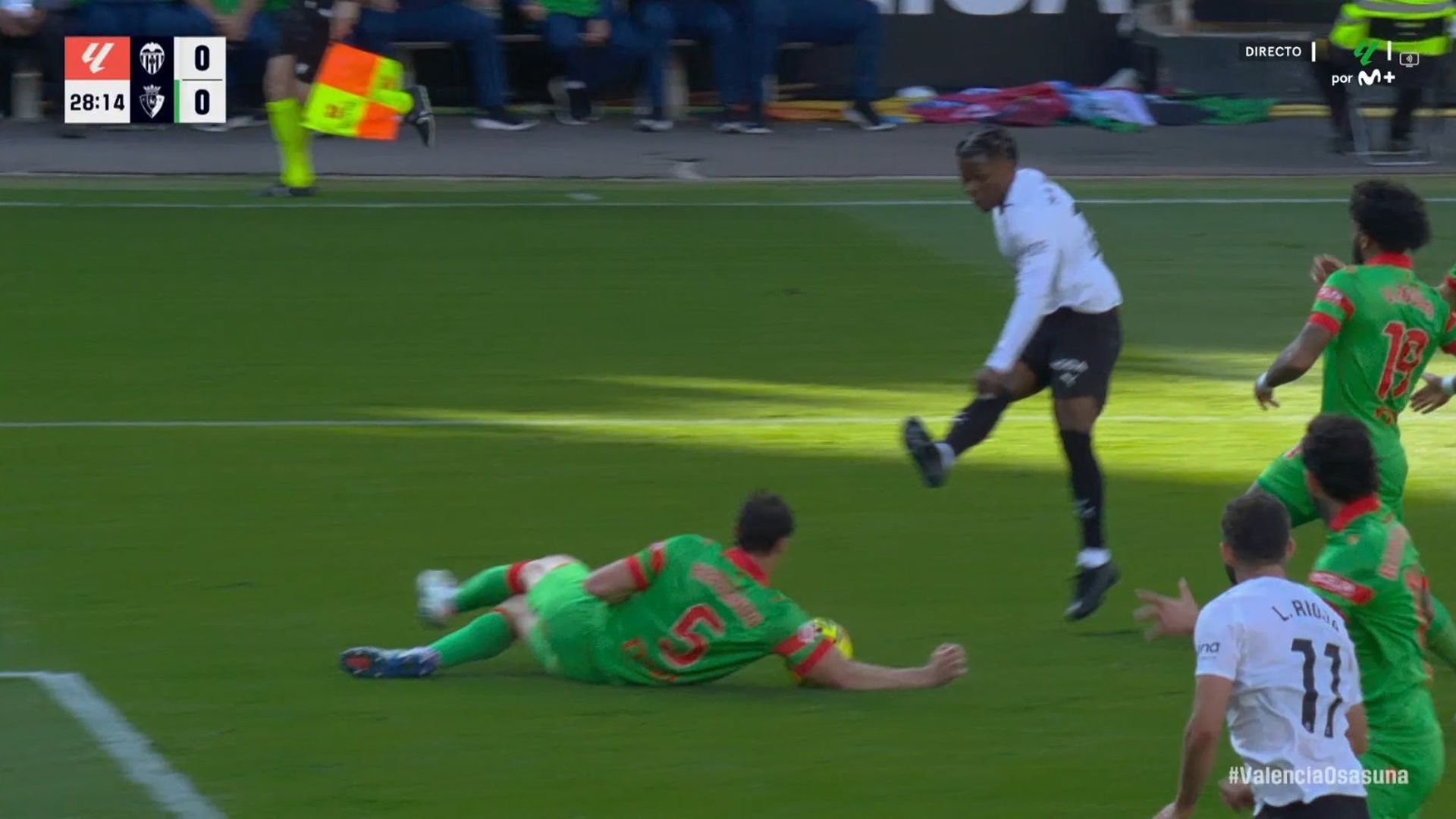 La mano de Herrando a tiro de Ramazani