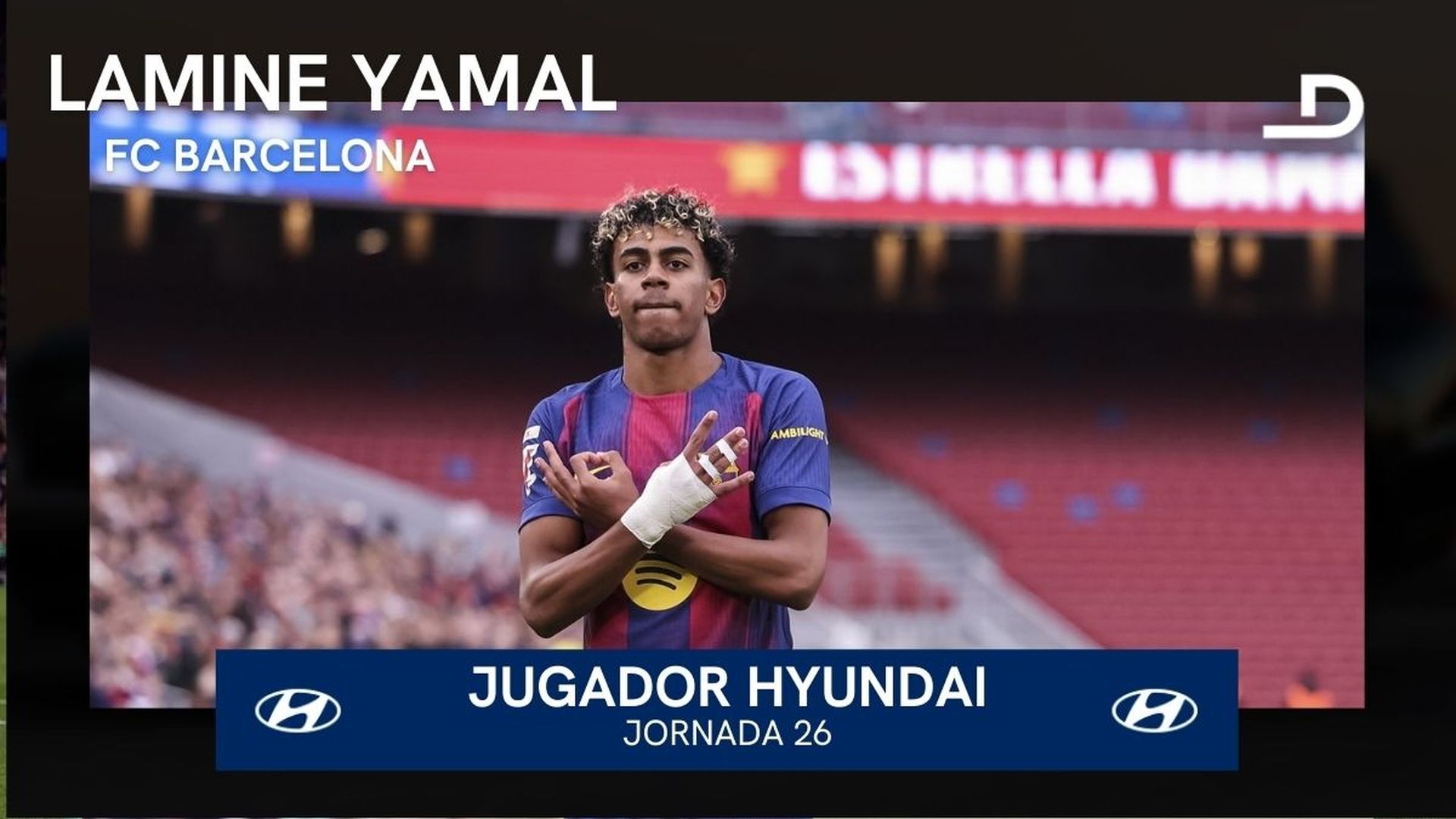 Lamine Yamal, Hyundai de la jornada 26