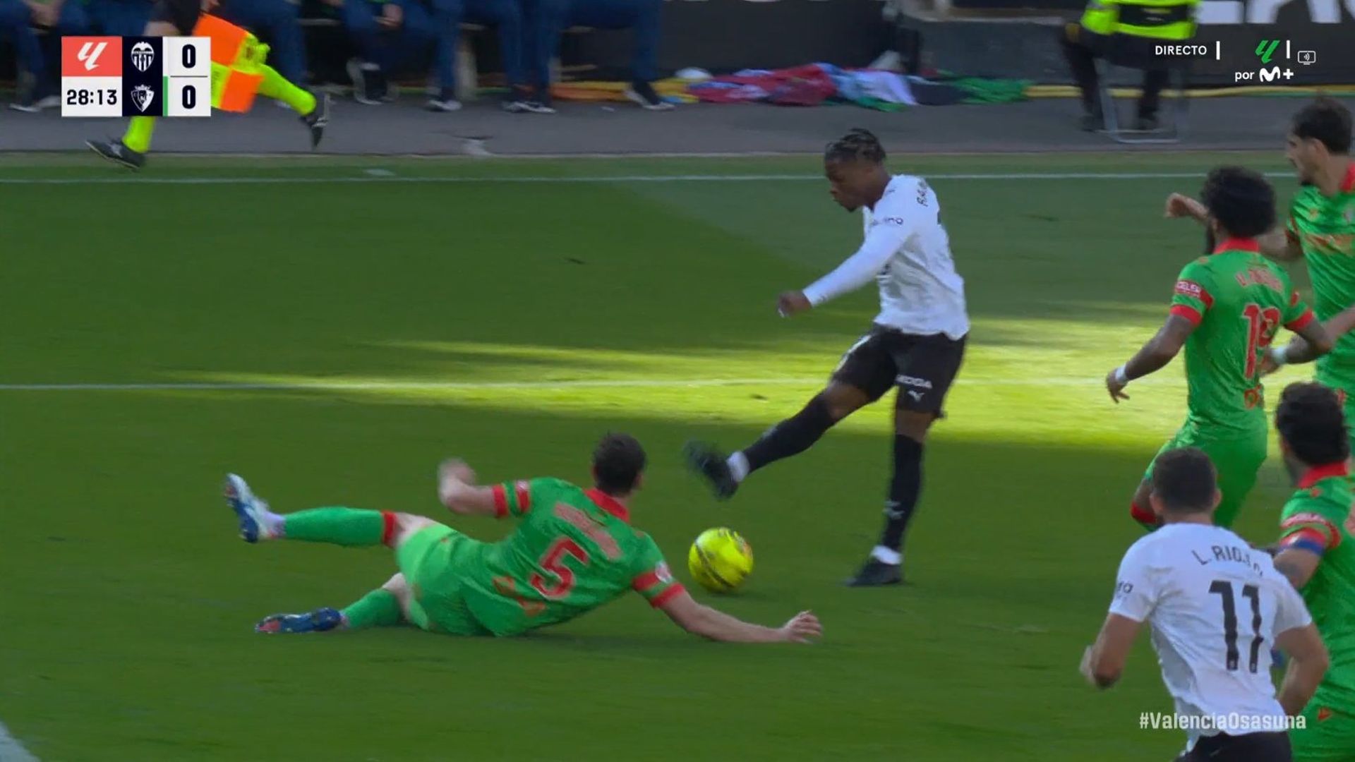 Mano de Herrando a tiro de Ramazani