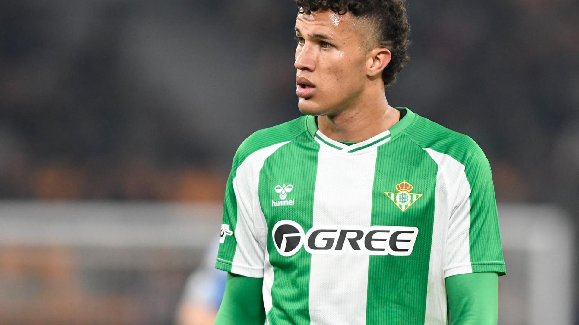 Nelson Deossa, durante un partido con el Betis