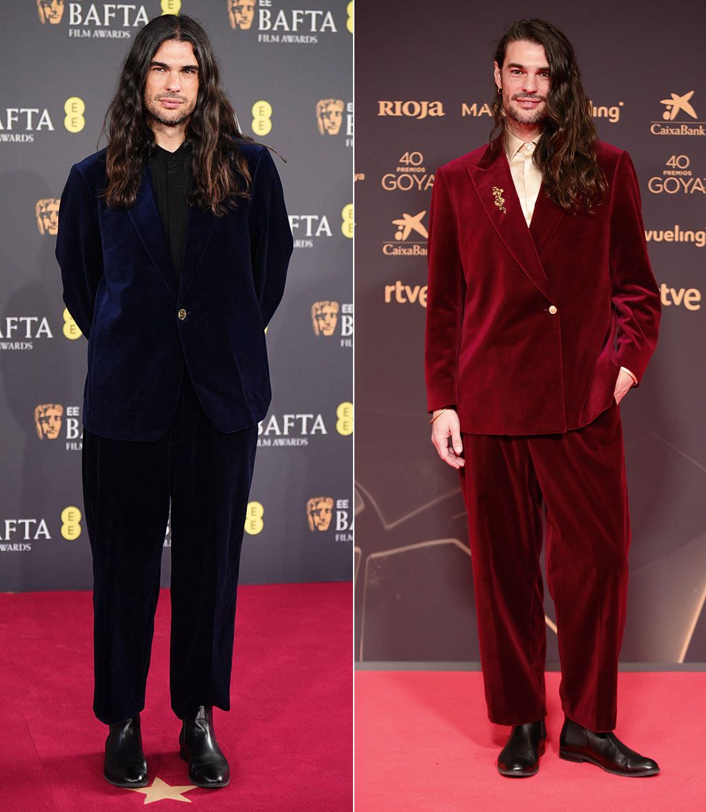 Oliver Laxe, en los Globos de Oro y en los Goya con trajes de Mansolutely