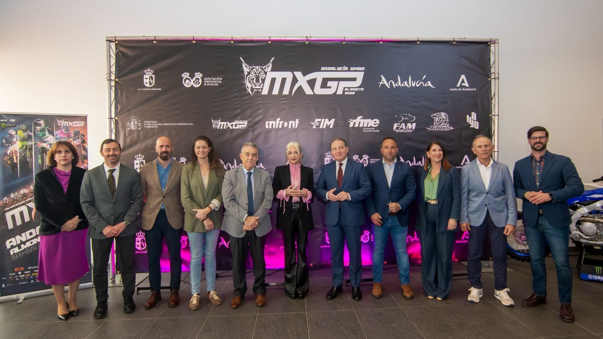 Patricia del Pozo, en la presentación del MXGP Andalucía Spain Almonte Patricia del Pozo, en la presentación del MXGP Andalucía Spain Almonte