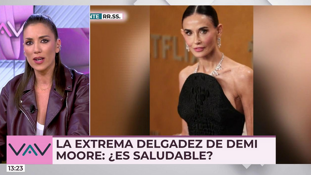 Patricia Pardo, sobre la extrema delgadez de Demi Moore: “No veo belleza por ningún sitio, veo a una mujer enferma”